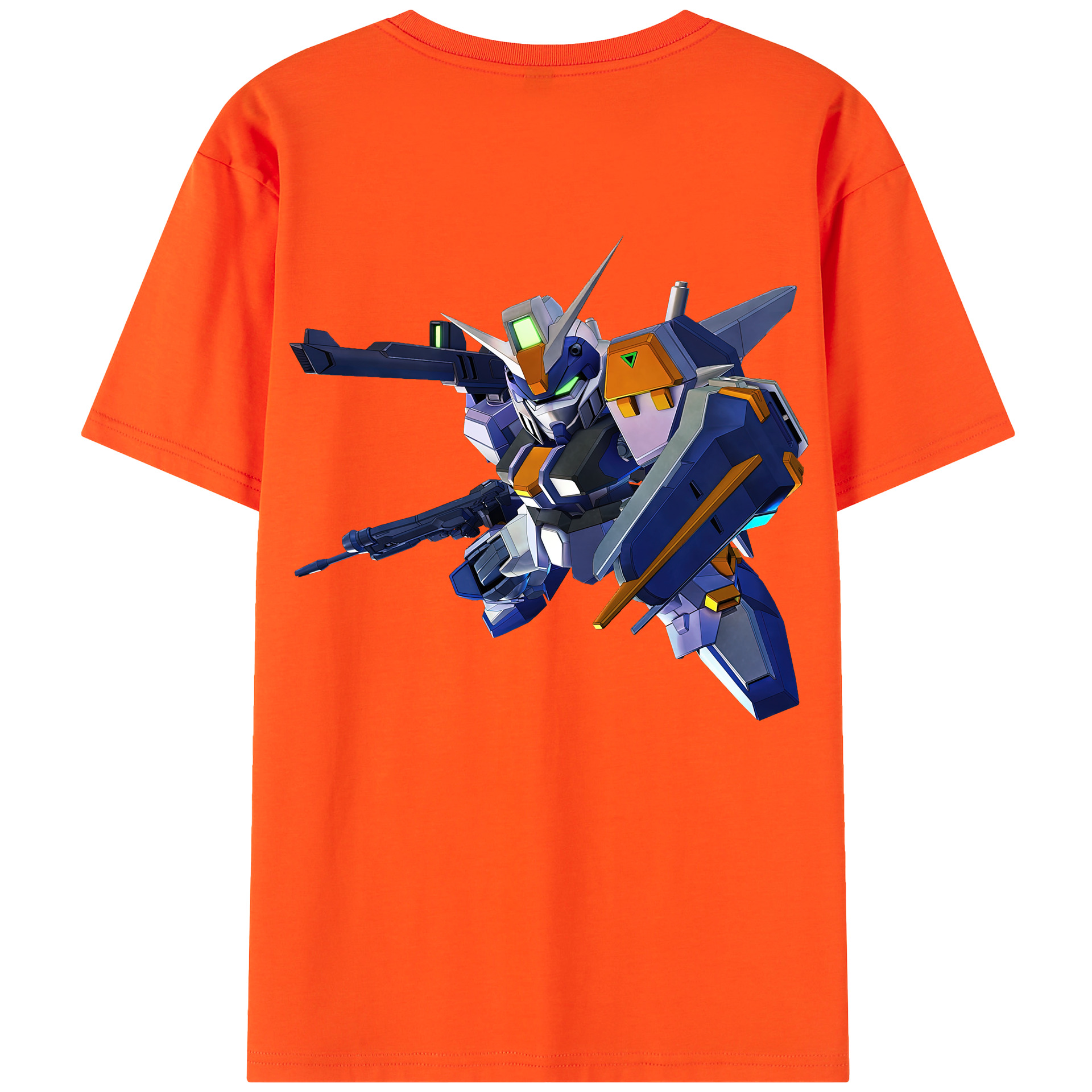 （画像用） 機動戦士ガンダム Mobile Suit Gundam 綿100％半袖Tシャツ（背面プリント）