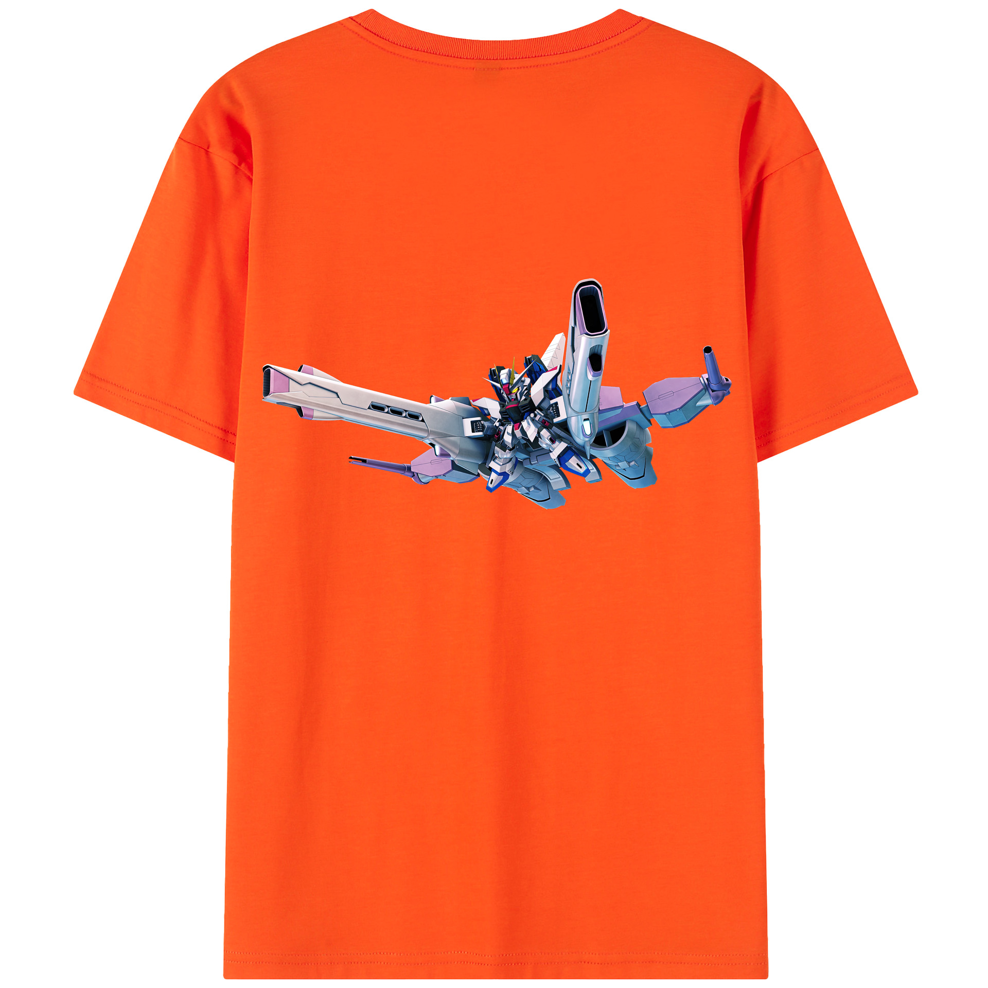 （画像用） 機動戦士ガンダム Mobile Suit Gundam 綿100％半袖Tシャツ（背面プリント）