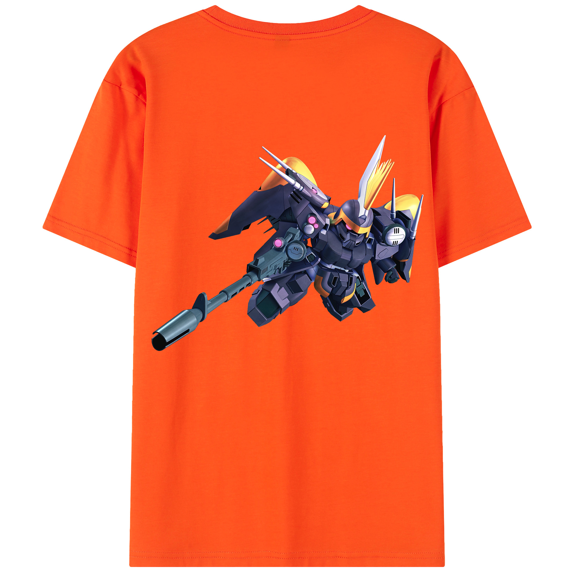 （画像用） 機動戦士ガンダム Mobile Suit Gundam 綿100％半袖Tシャツ（背面プリント）