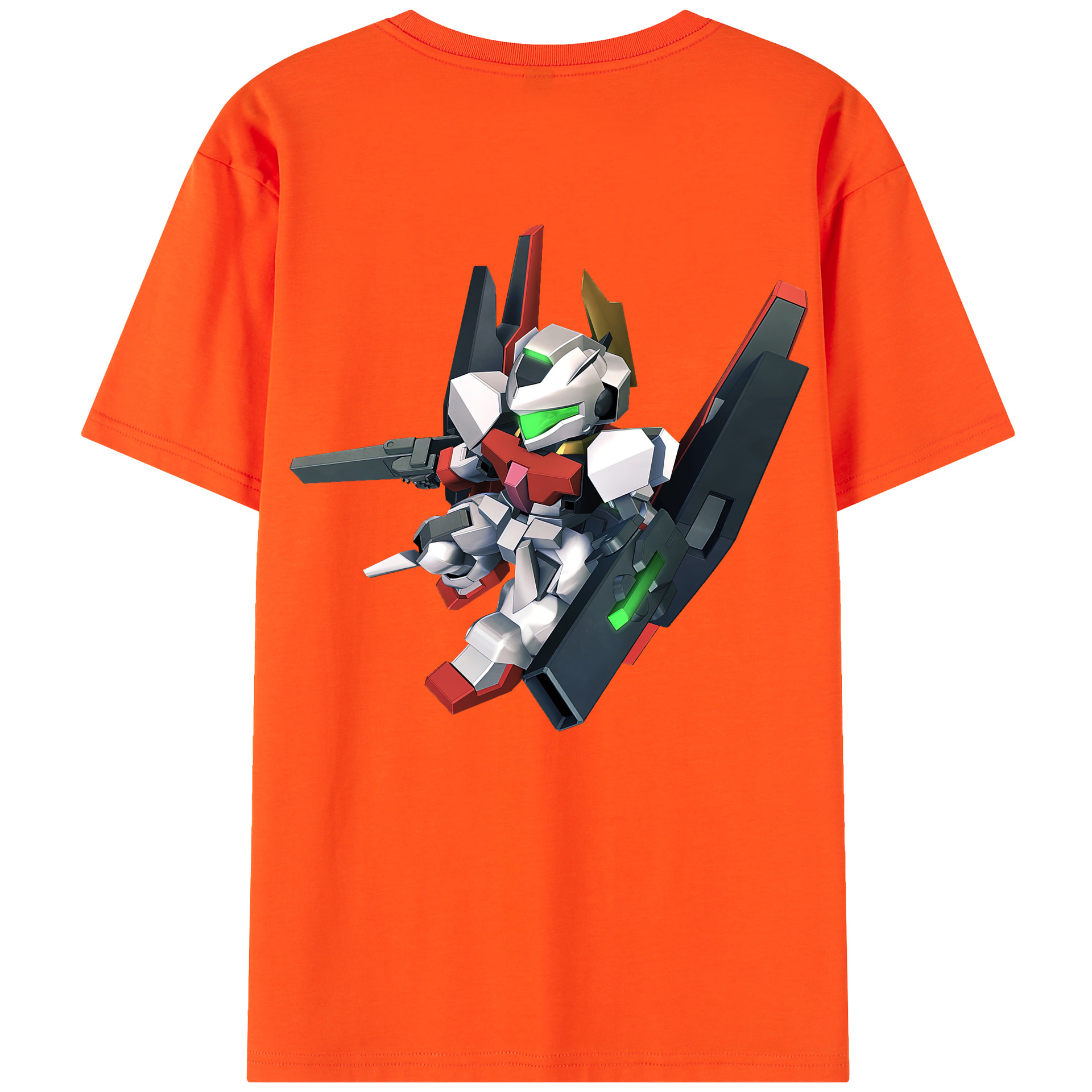 （画像用） 機動戦士ガンダム Mobile Suit Gundam 綿100％半袖Tシャツ（背面プリント）