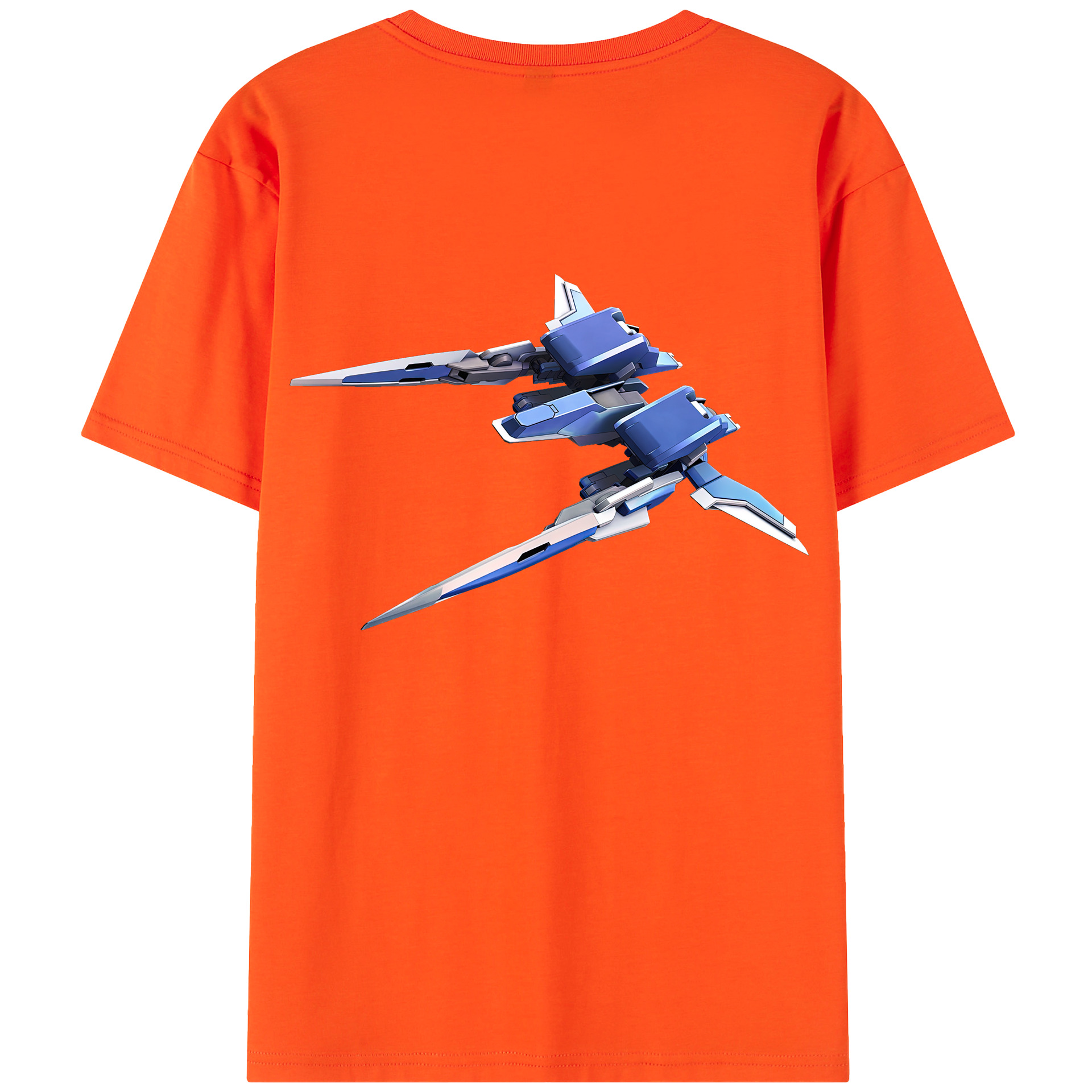 （画像用） 機動戦士ガンダム Mobile Suit Gundam 綿100％半袖Tシャツ（背面プリント）