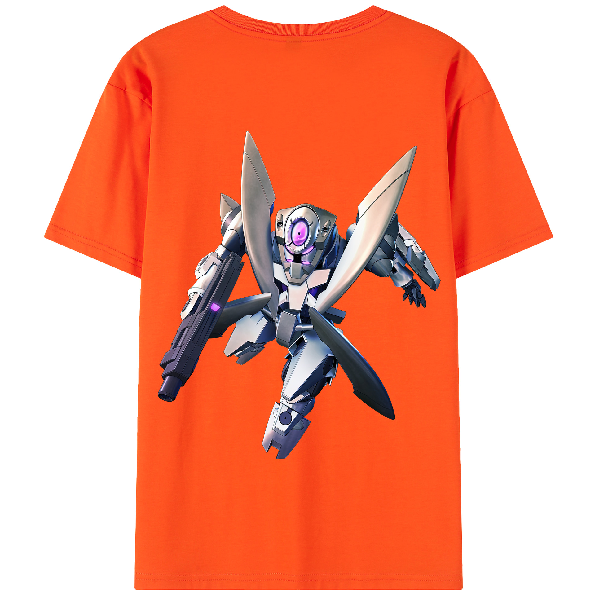 （画像用） 機動戦士ガンダム Mobile Suit Gundam 綿100％半袖Tシャツ（背面プリント）