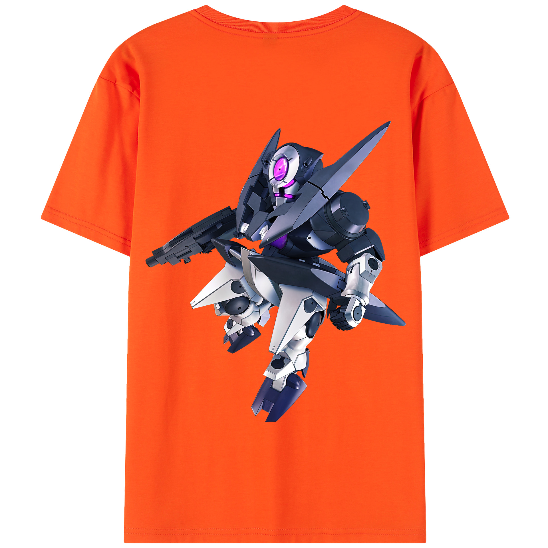 （画像用） 機動戦士ガンダム Mobile Suit Gundam 綿100％半袖Tシャツ（背面プリント）