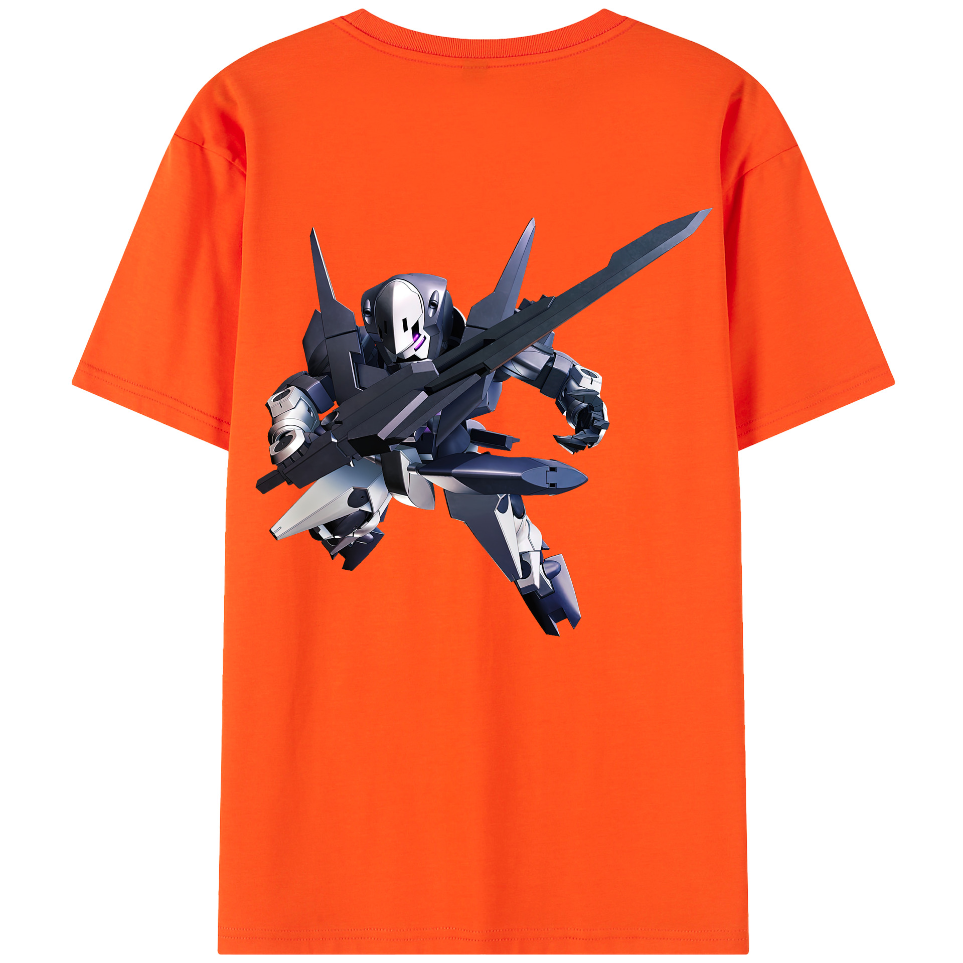 （画像用） 機動戦士ガンダム Mobile Suit Gundam 綿100％半袖Tシャツ（背面プリント）