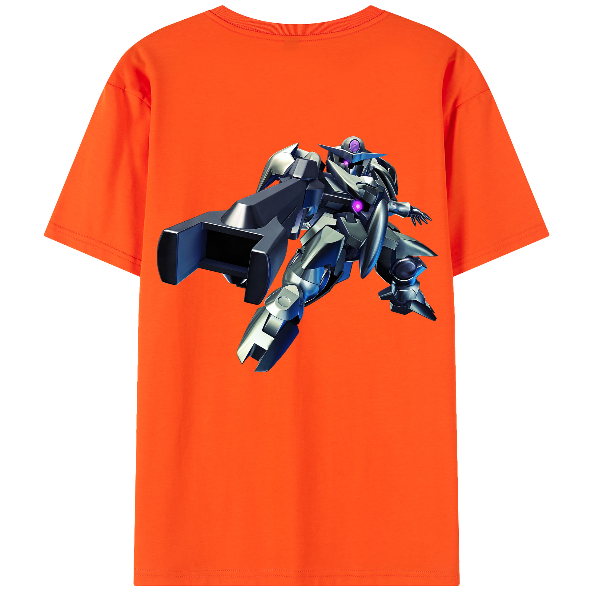 （画像用） 機動戦士ガンダム Mobile Suit Gundam 綿100％半袖Tシャツ（背面プリント）