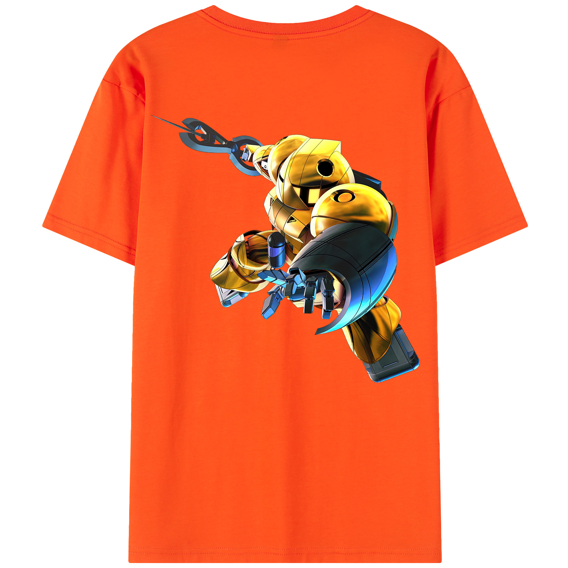 （画像用） 機動戦士ガンダム Mobile Suit Gundam 綿100％半袖Tシャツ（背面プリント）