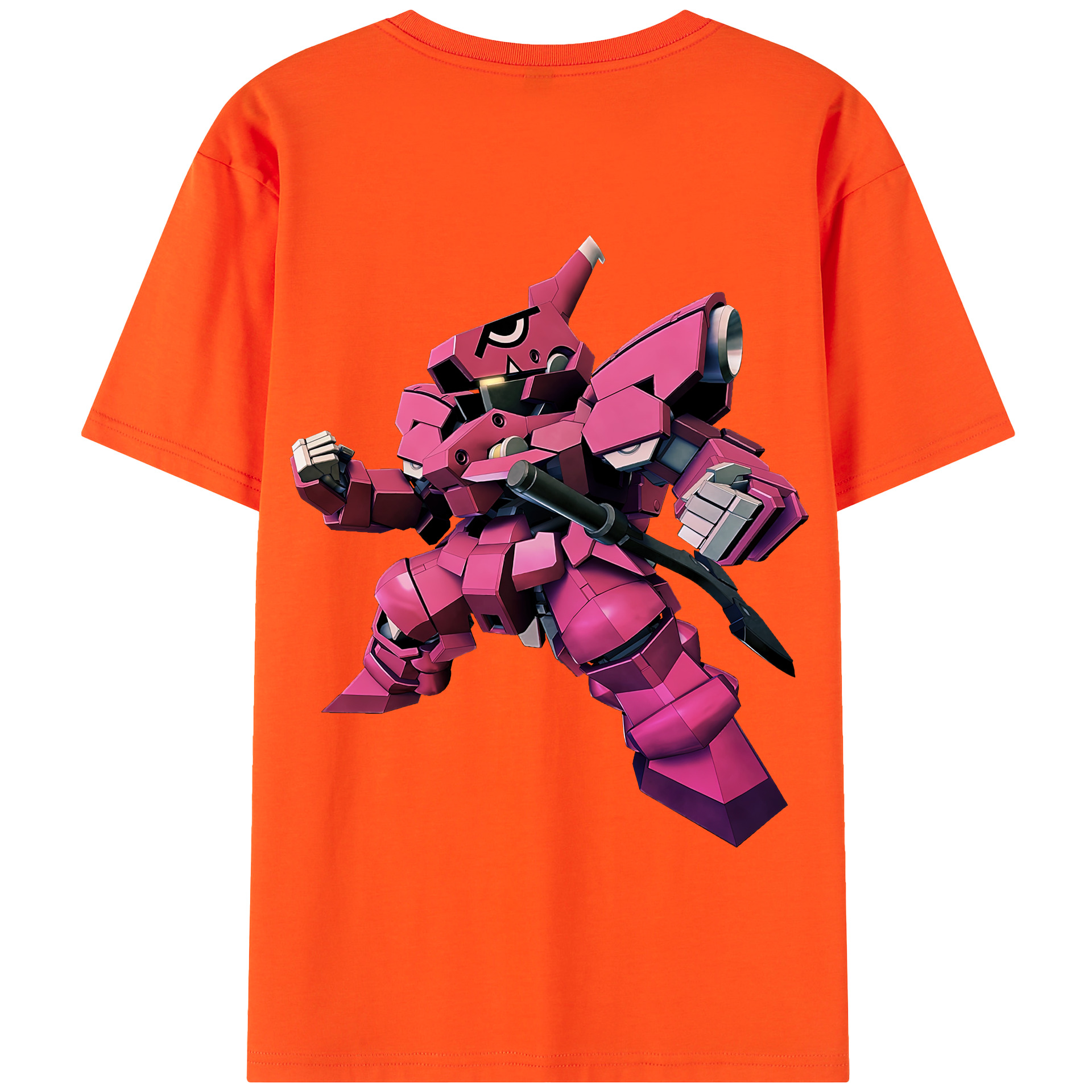 （画像用） 機動戦士ガンダム Mobile Suit Gundam 綿100％半袖Tシャツ（背面プリント）