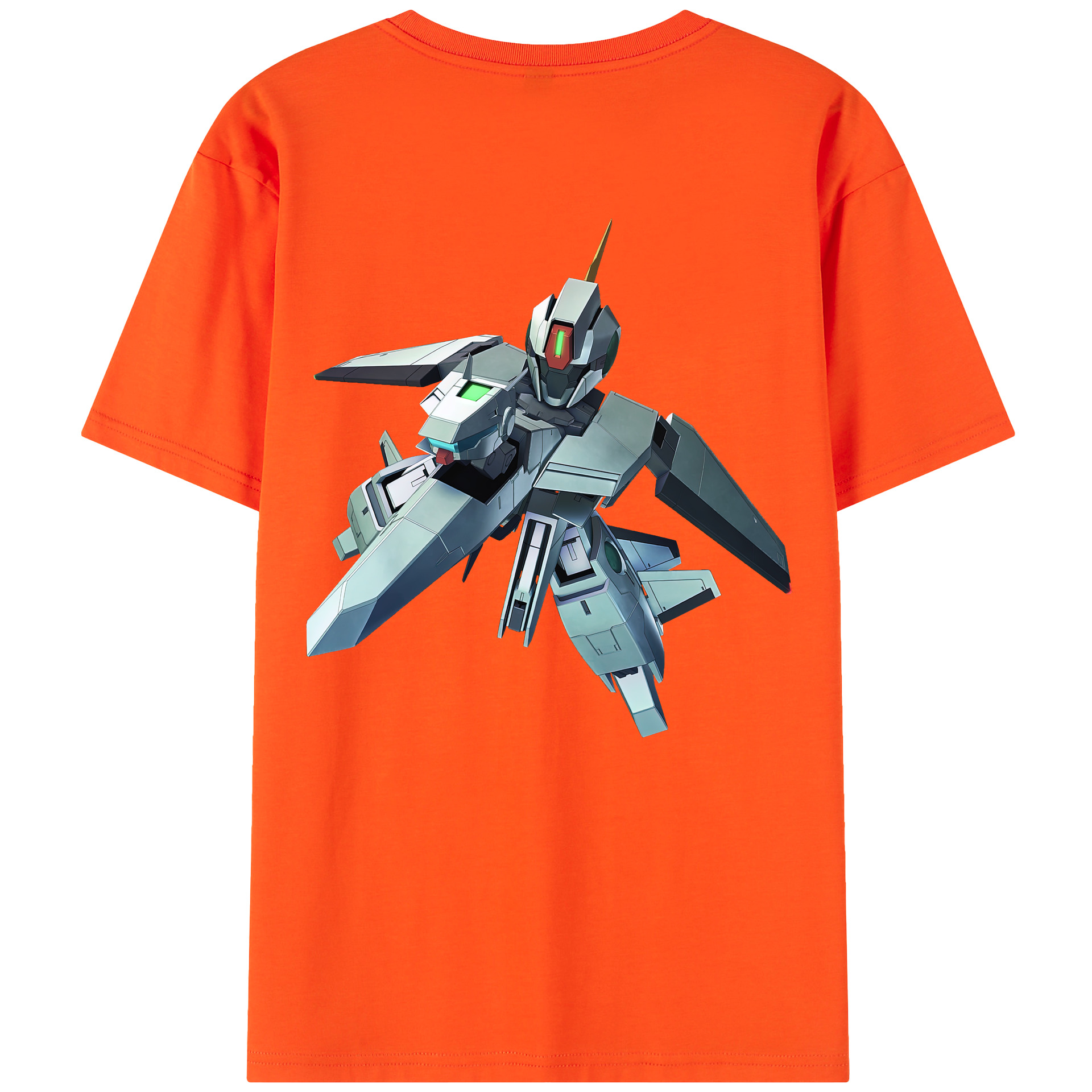 （画像用） 機動戦士ガンダム Mobile Suit Gundam 綿100％半袖Tシャツ（背面プリント）