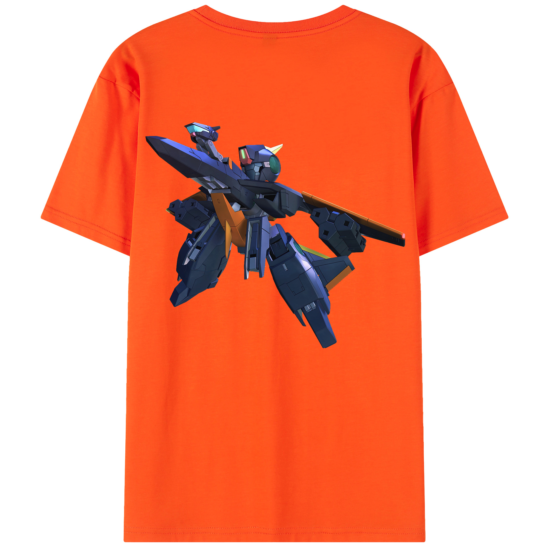 （画像用） 機動戦士ガンダム Mobile Suit Gundam 綿100％半袖Tシャツ（背面プリント）