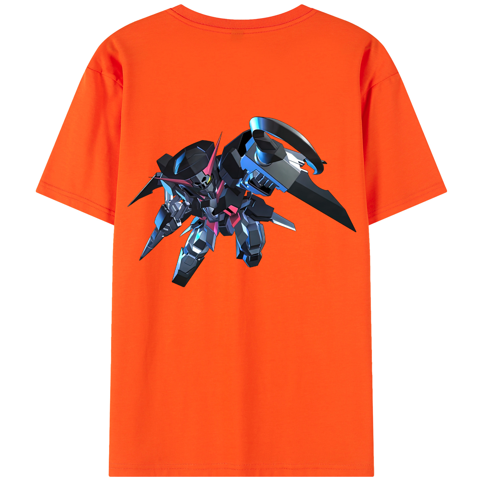 （画像用） 機動戦士ガンダム Mobile Suit Gundam 綿100％半袖Tシャツ（背面プリント）