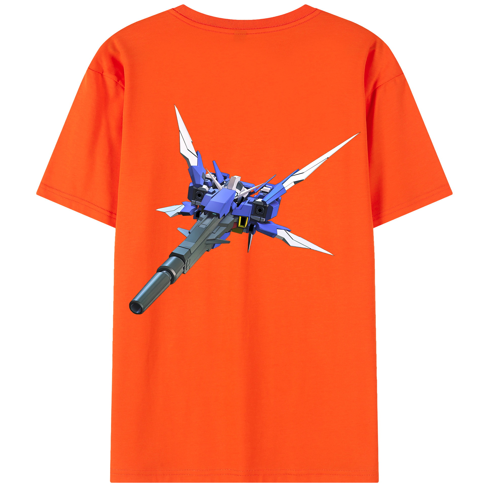 （画像用） 機動戦士ガンダム Mobile Suit Gundam 綿100％半袖Tシャツ（背面プリント）