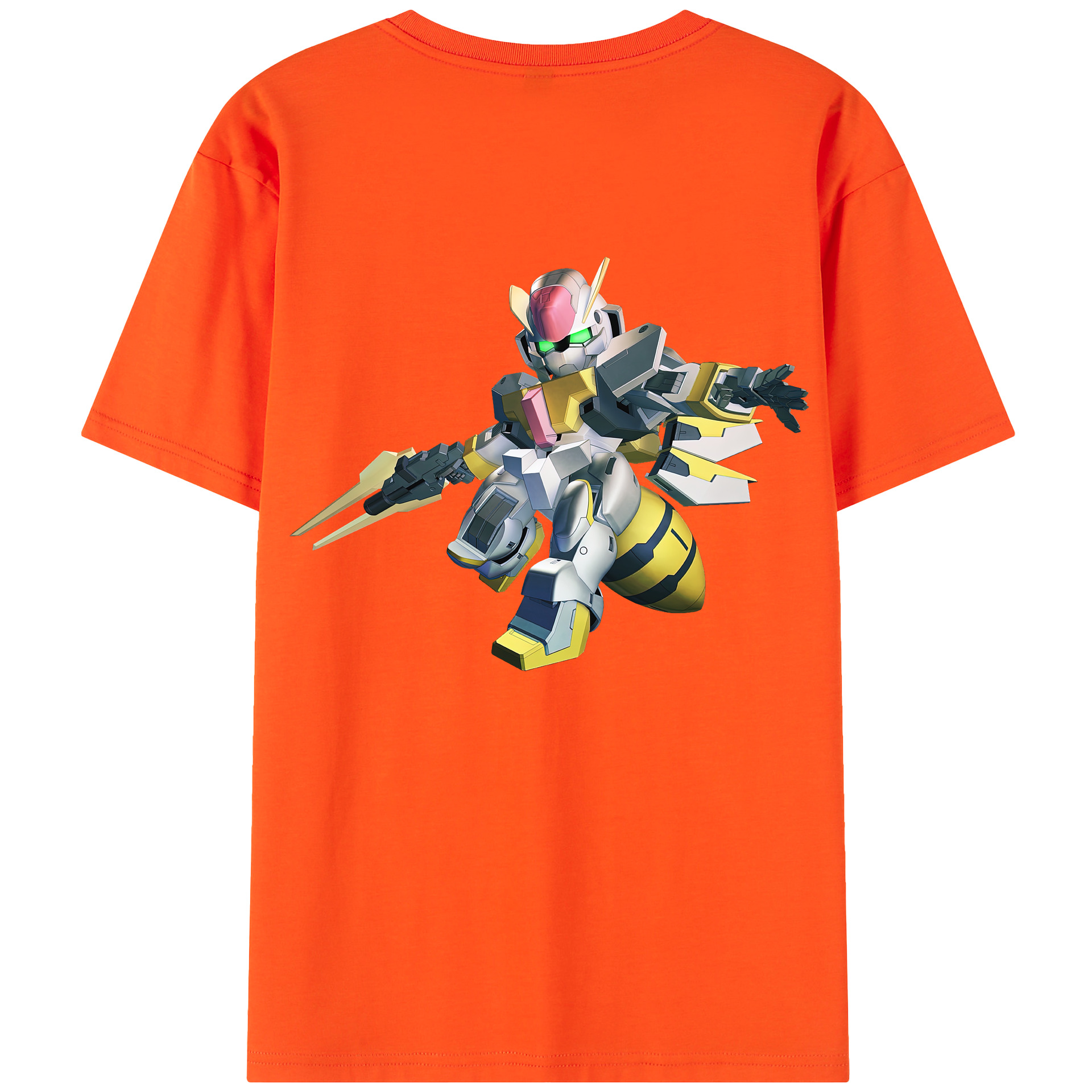 （画像用） 機動戦士ガンダム Mobile Suit Gundam 綿100％半袖Tシャツ（背面プリント）