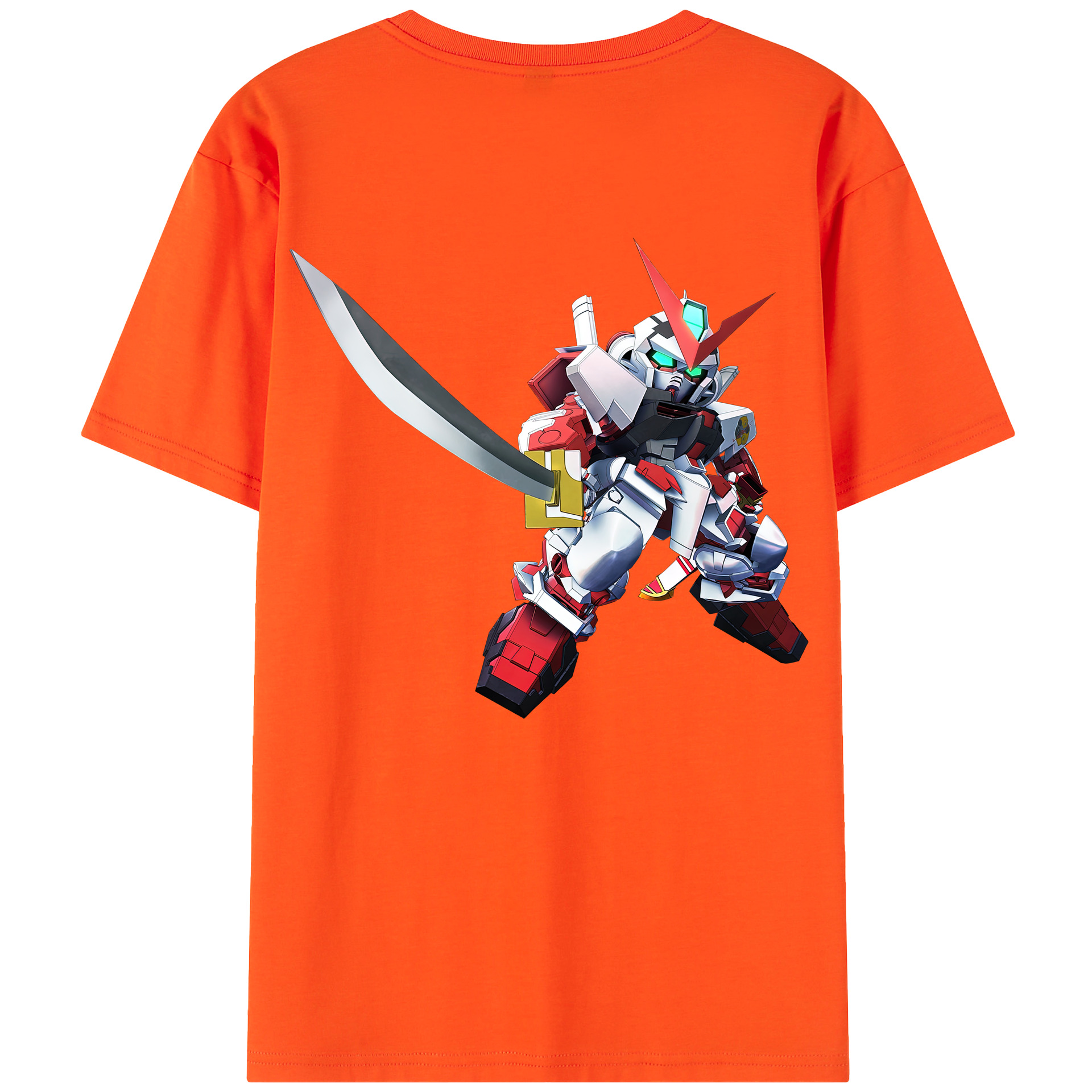（画像用） 機動戦士ガンダム Mobile Suit Gundam 綿100％半袖Tシャツ（背面プリント）
