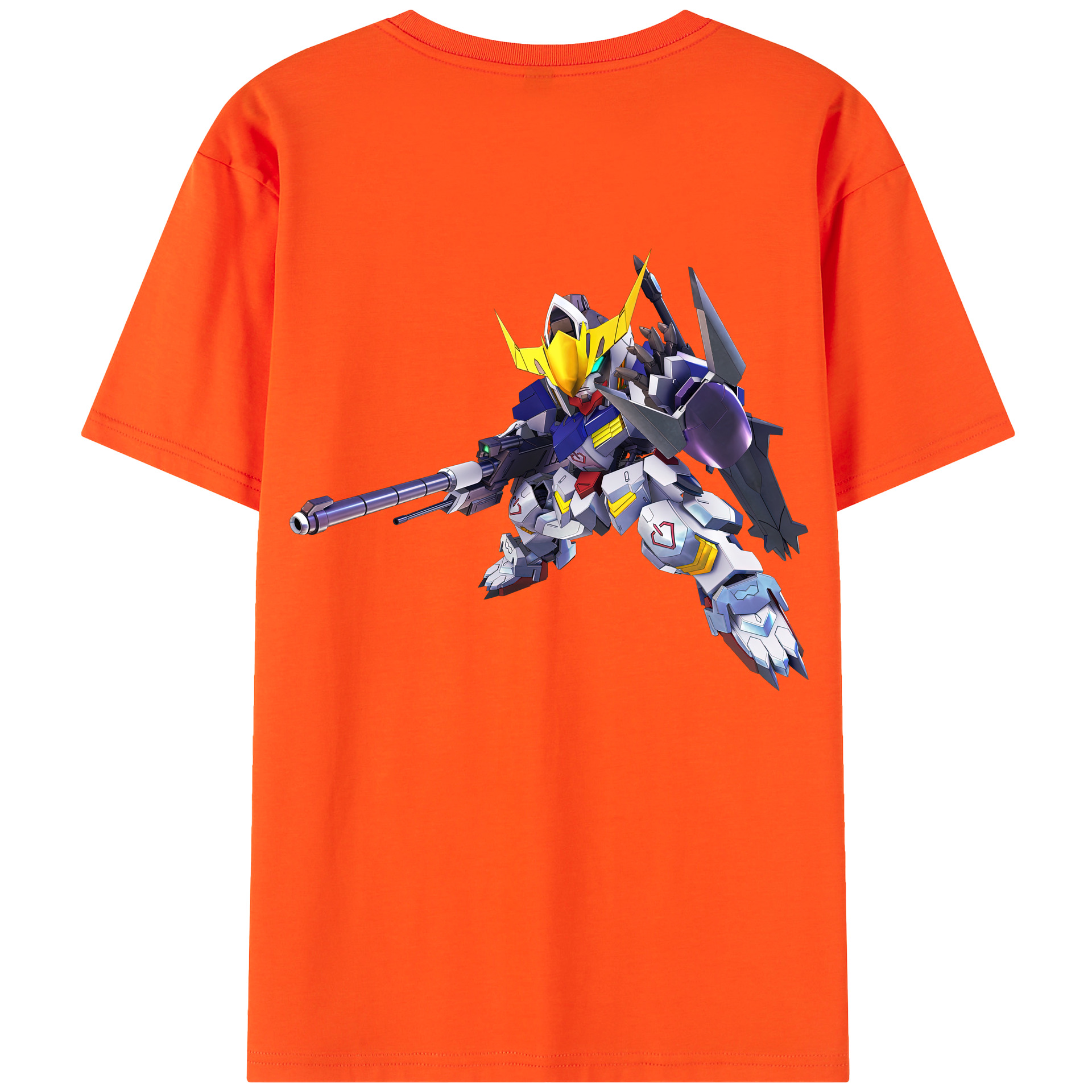 （画像用） 機動戦士ガンダム Mobile Suit Gundam 綿100％半袖Tシャツ（背面プリント）