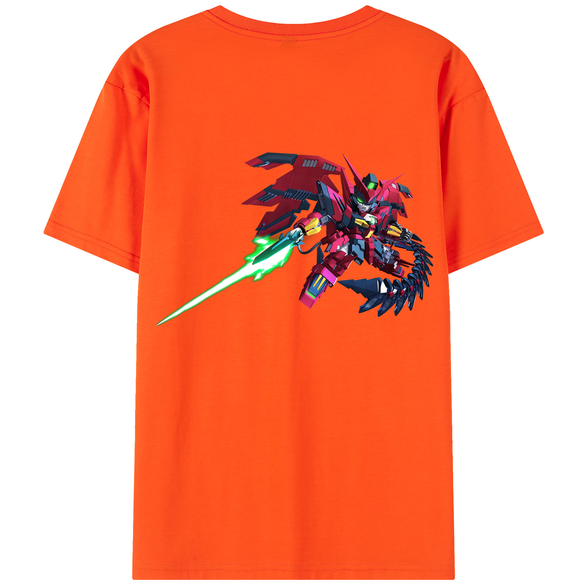 （画像用） 機動戦士ガンダム Mobile Suit Gundam 綿100％半袖Tシャツ（背面プリント）