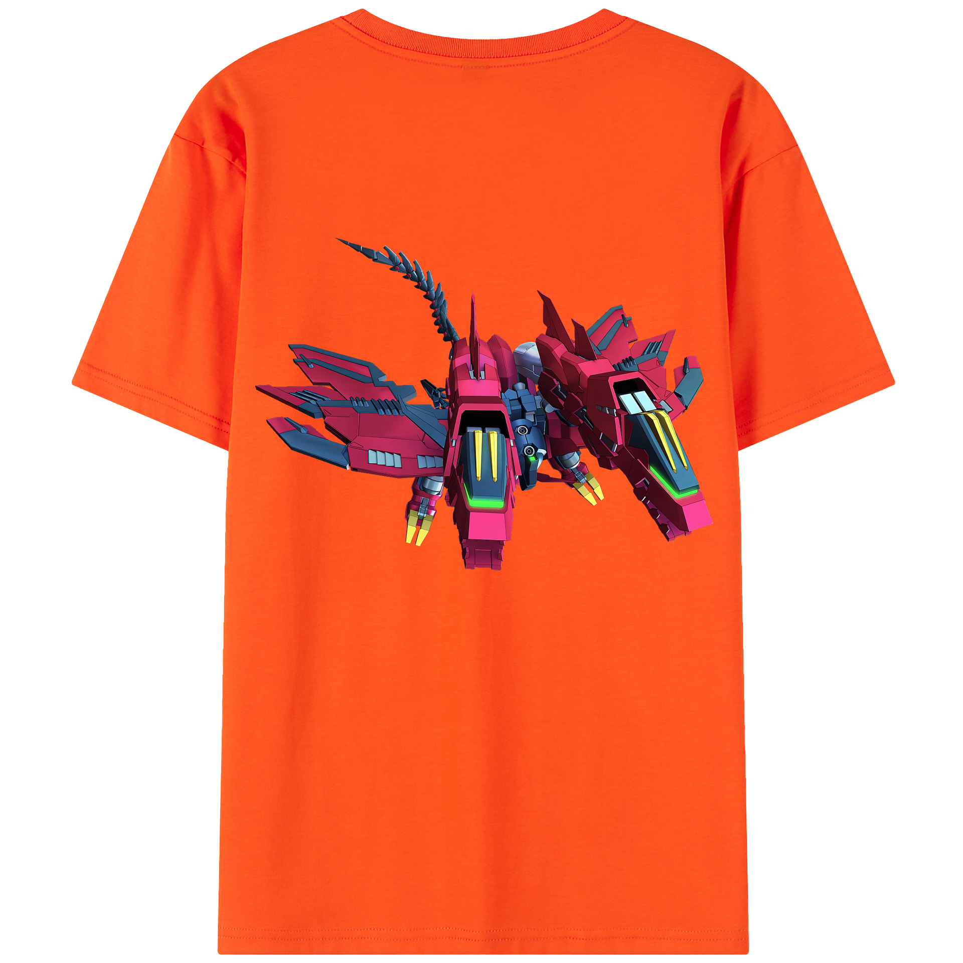 （画像用） 機動戦士ガンダム Mobile Suit Gundam 綿100％半袖Tシャツ（背面プリント）