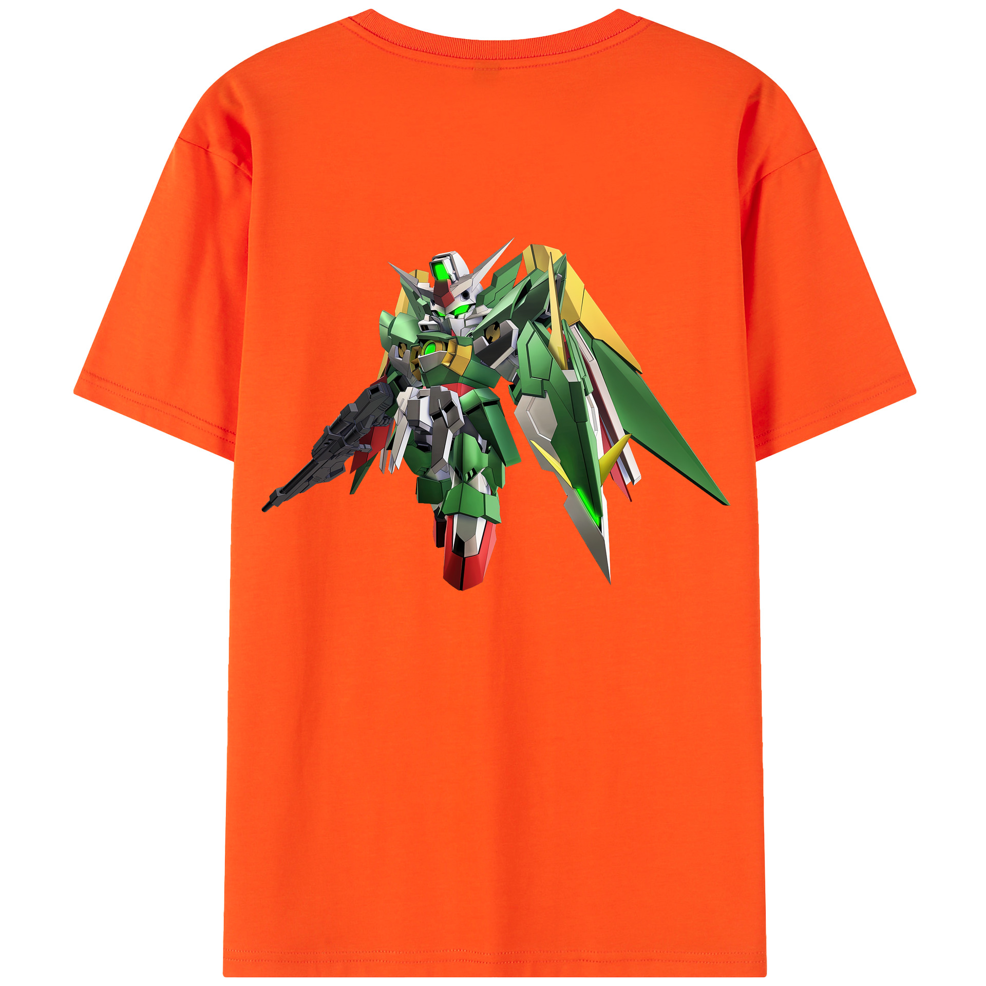 （画像用） 機動戦士ガンダム Mobile Suit Gundam 綿100％半袖Tシャツ（背面プリント）
