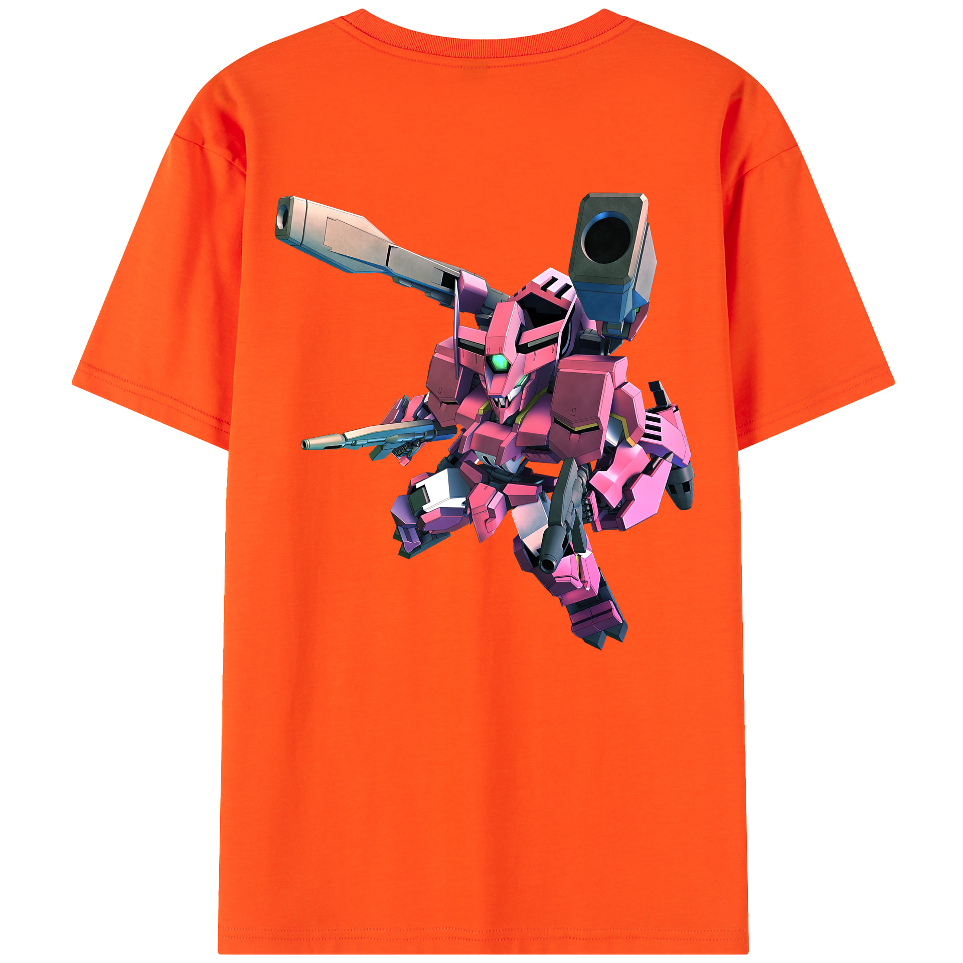 （画像用） 機動戦士ガンダム Mobile Suit Gundam 綿100％半袖Tシャツ（背面プリント）