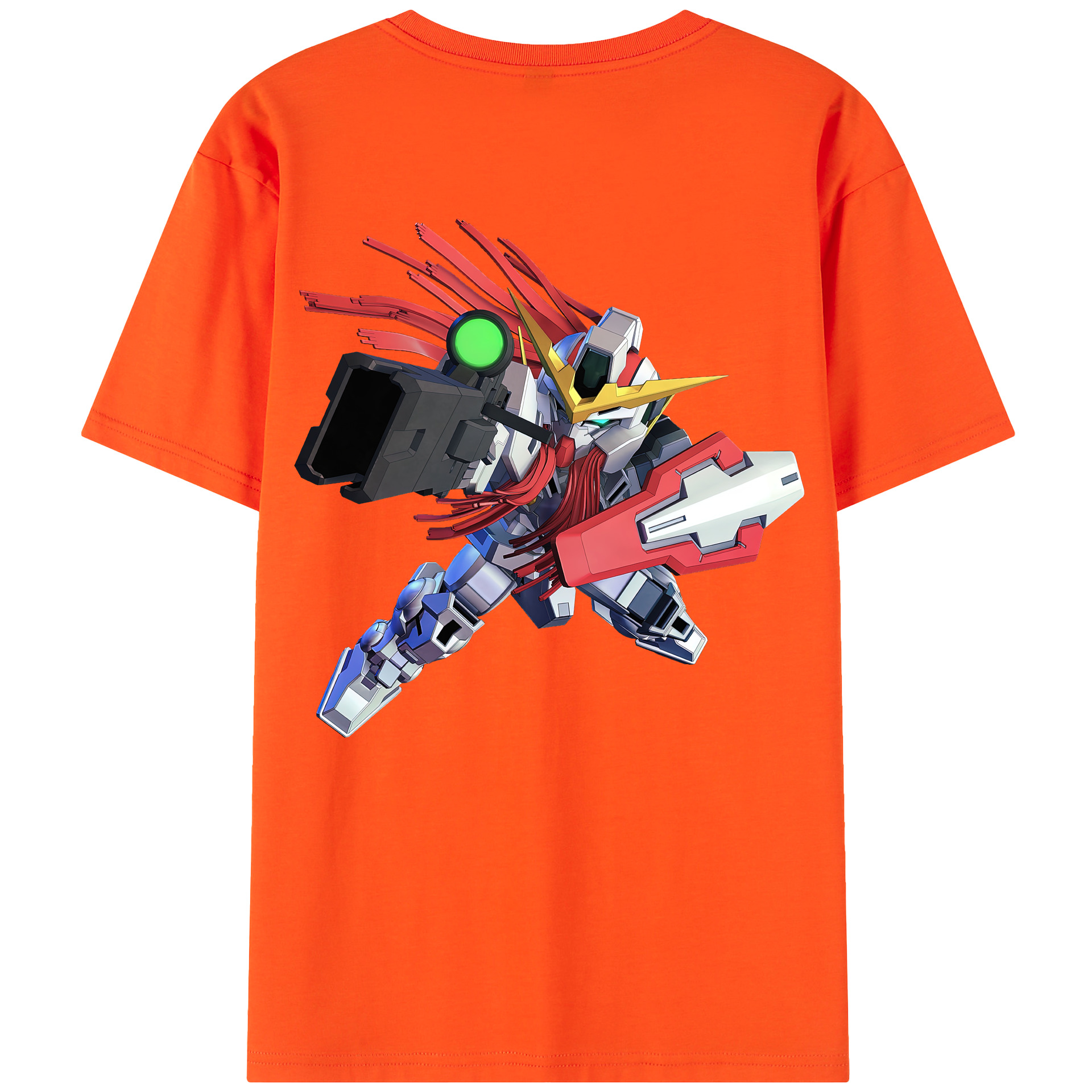 （画像用） 機動戦士ガンダム Mobile Suit Gundam 綿100％半袖Tシャツ（背面プリント）