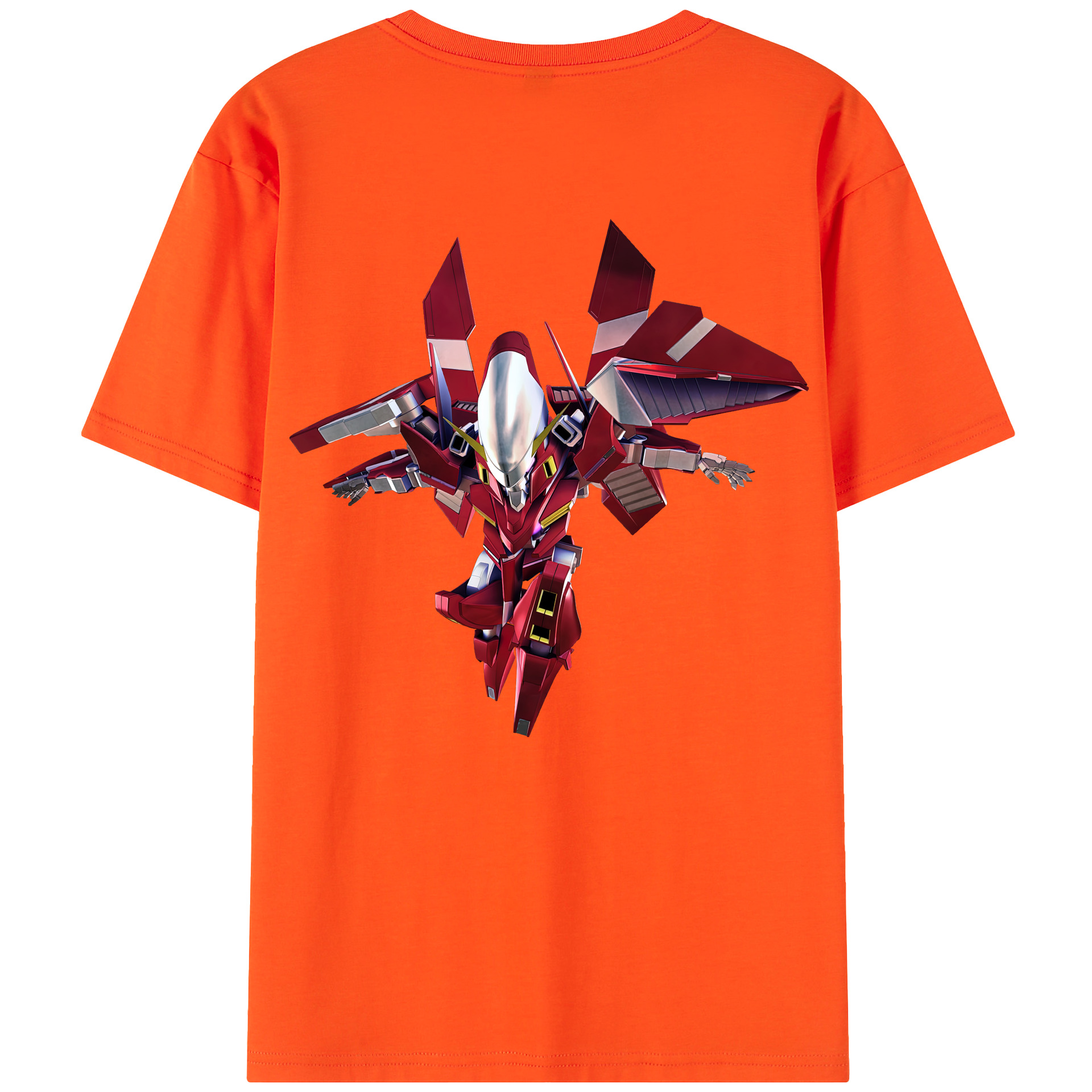 （画像用） 機動戦士ガンダム Mobile Suit Gundam 綿100％半袖Tシャツ（背面プリント）