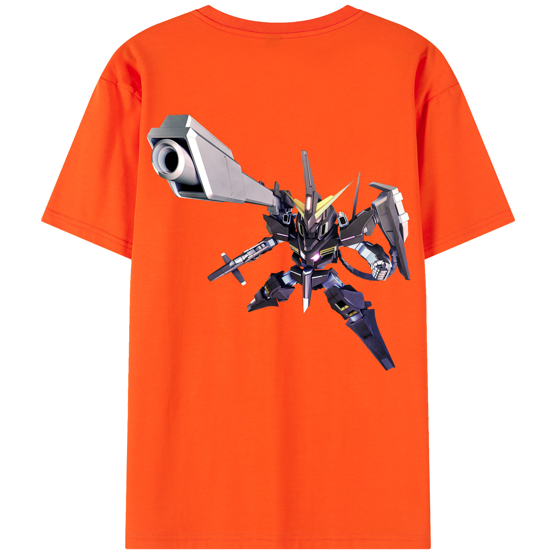 （画像用） 機動戦士ガンダム Mobile Suit Gundam 綿100％半袖Tシャツ（背面プリント）