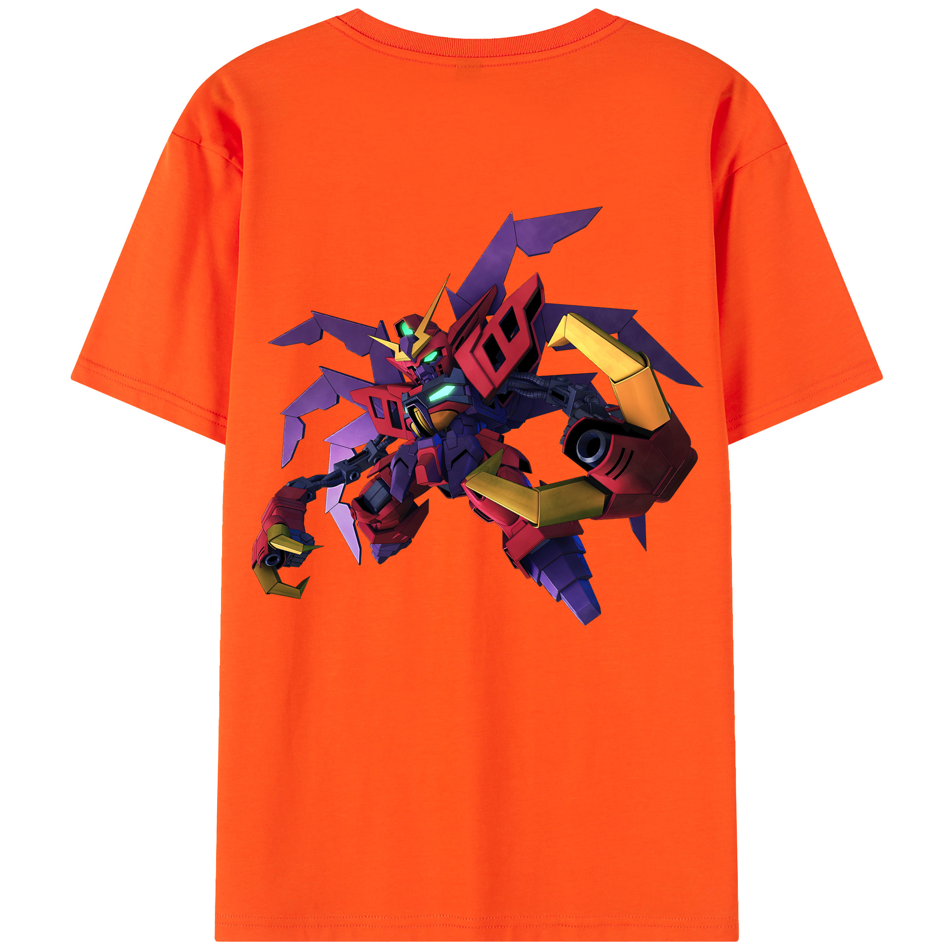 （画像用） 機動戦士ガンダム Mobile Suit Gundam 綿100％半袖Tシャツ（背面プリント）