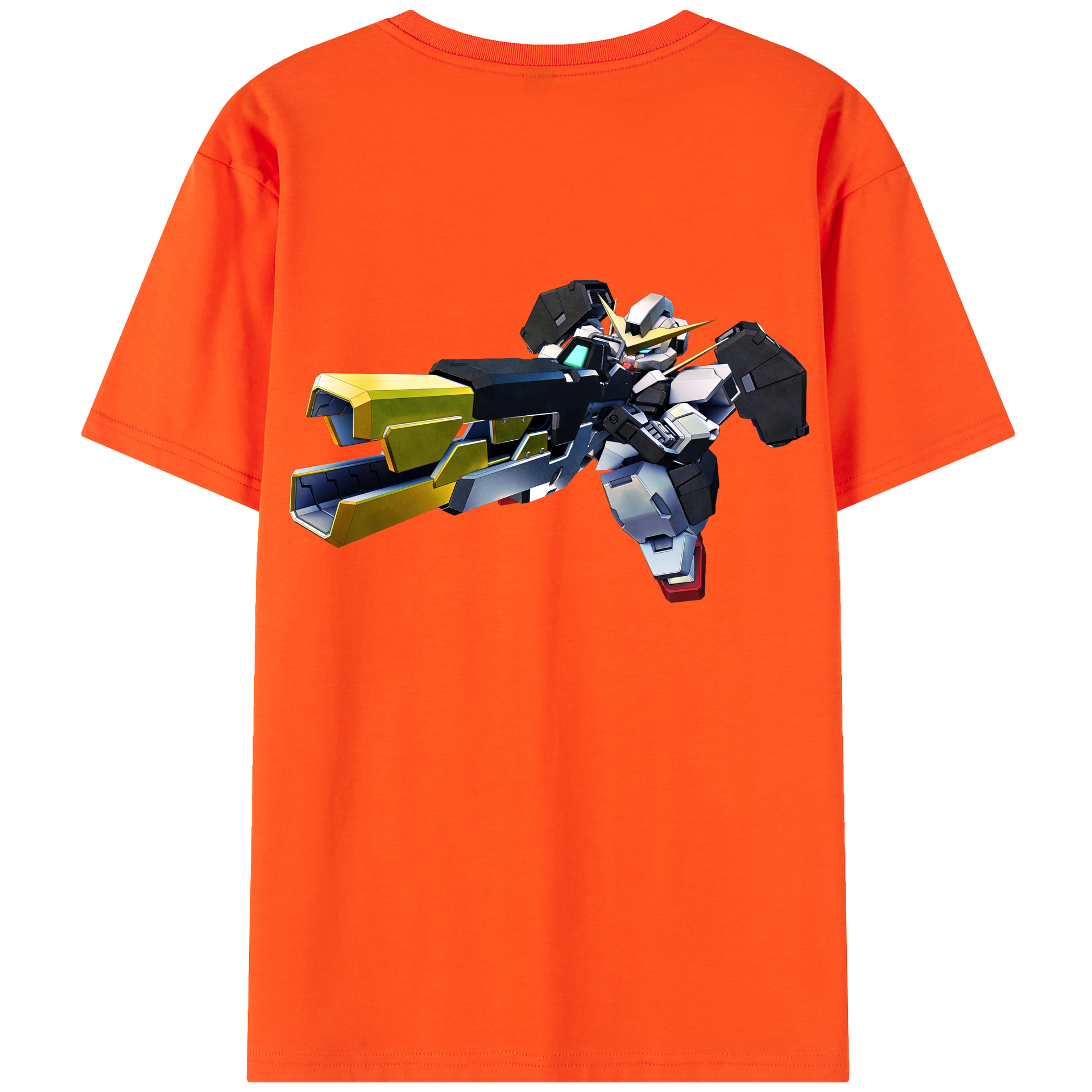 （画像用） 機動戦士ガンダム Mobile Suit Gundam 綿100％半袖Tシャツ（背面プリント）