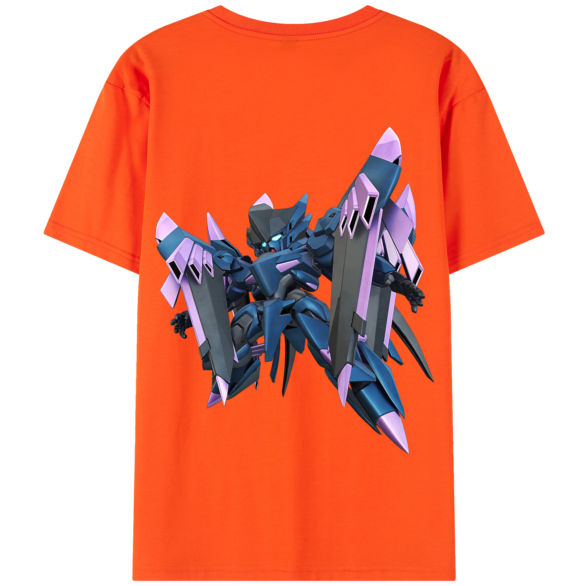 （画像用） 機動戦士ガンダム Mobile Suit Gundam 綿100％半袖Tシャツ（背面プリント）