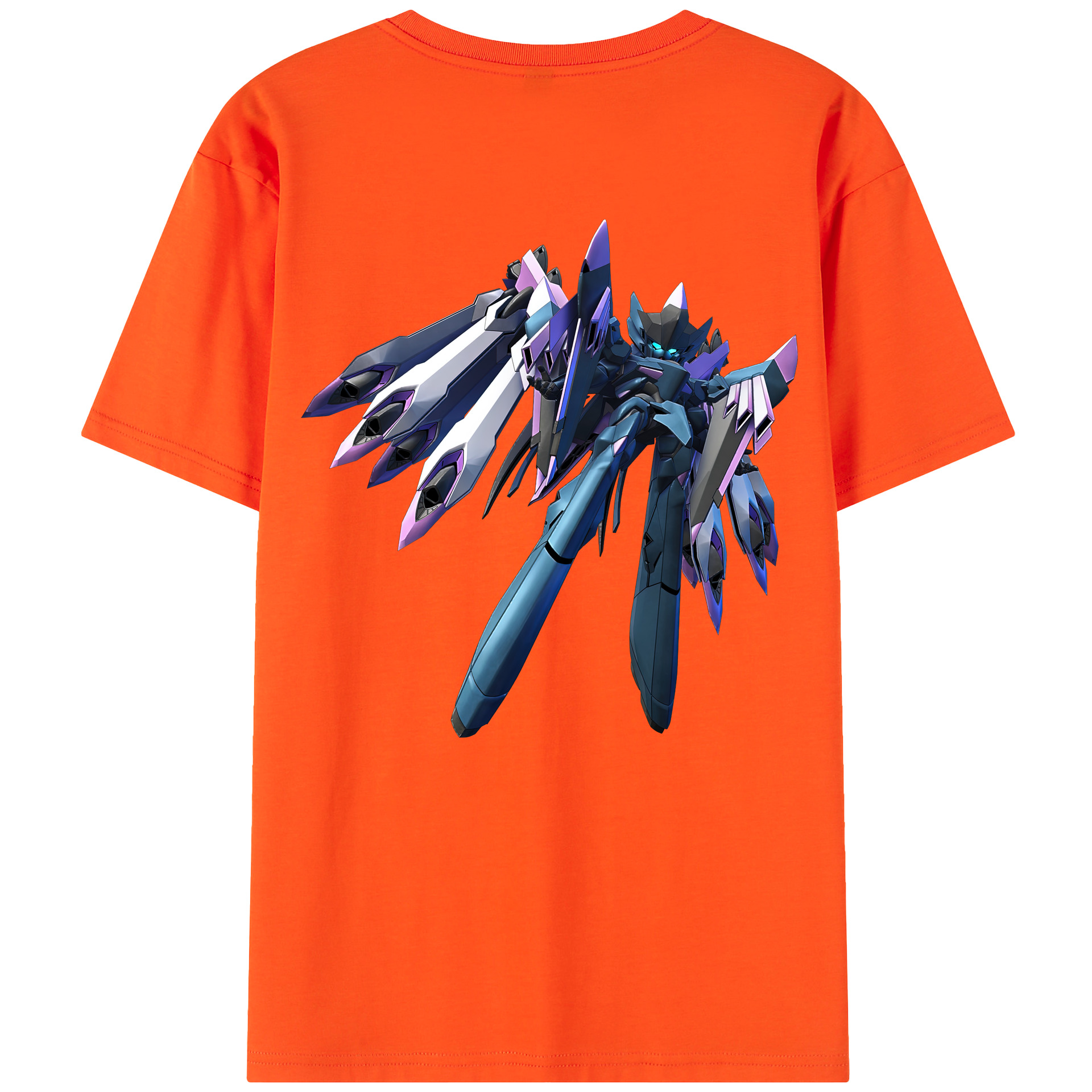 （画像用） 機動戦士ガンダム Mobile Suit Gundam 綿100％半袖Tシャツ（背面プリント）