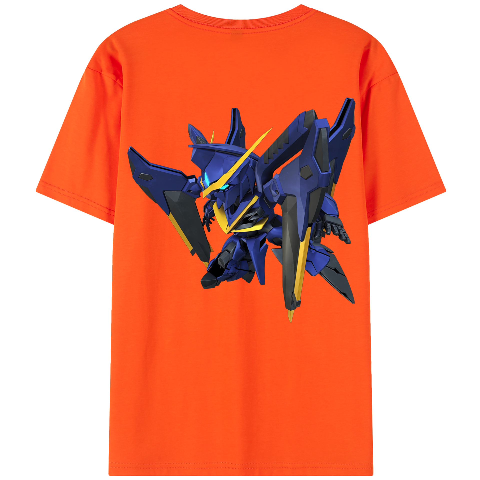 （画像用） 機動戦士ガンダム Mobile Suit Gundam 綿100％半袖Tシャツ（背面プリント）