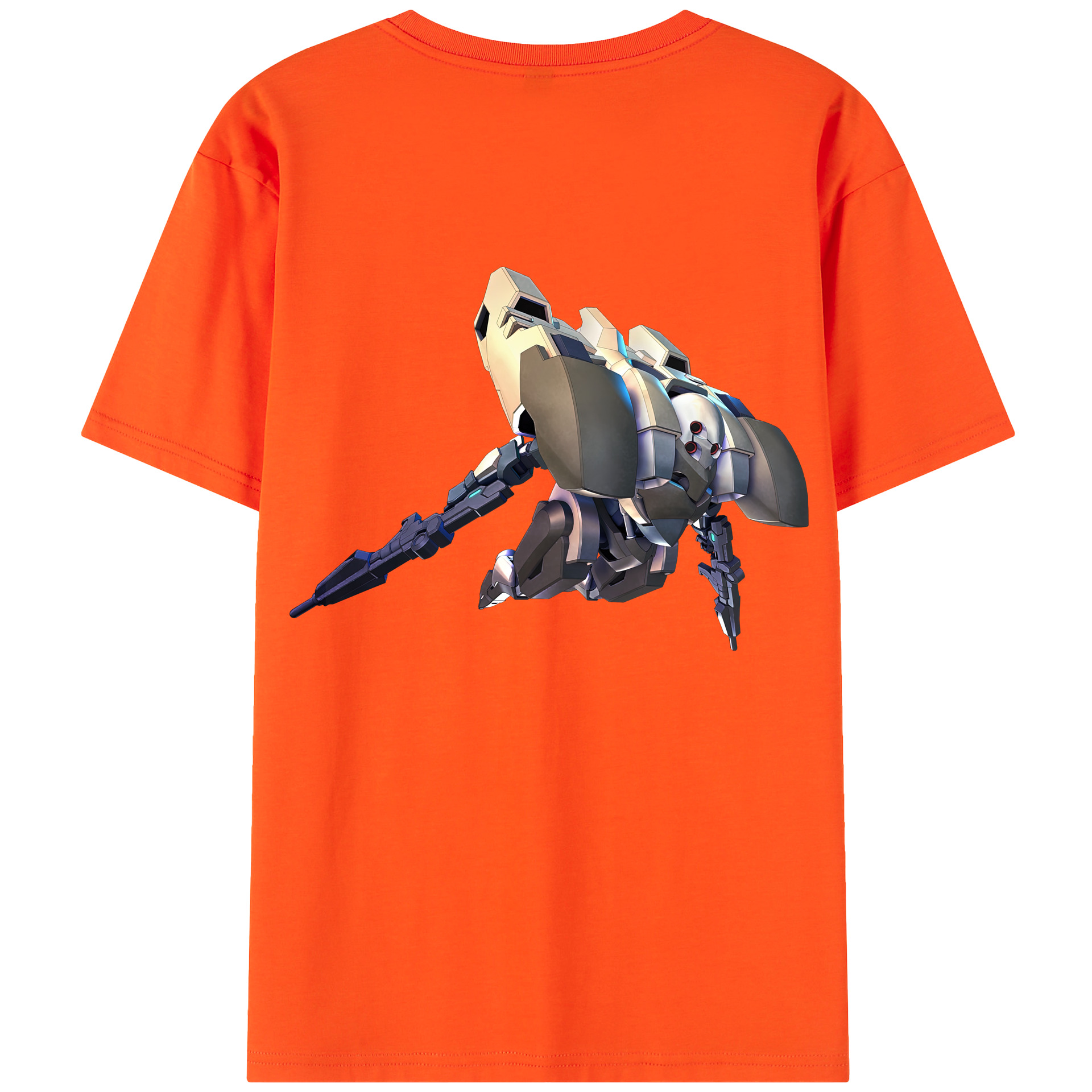 （画像用） 機動戦士ガンダム Mobile Suit Gundam 綿100％半袖Tシャツ（背面プリント）