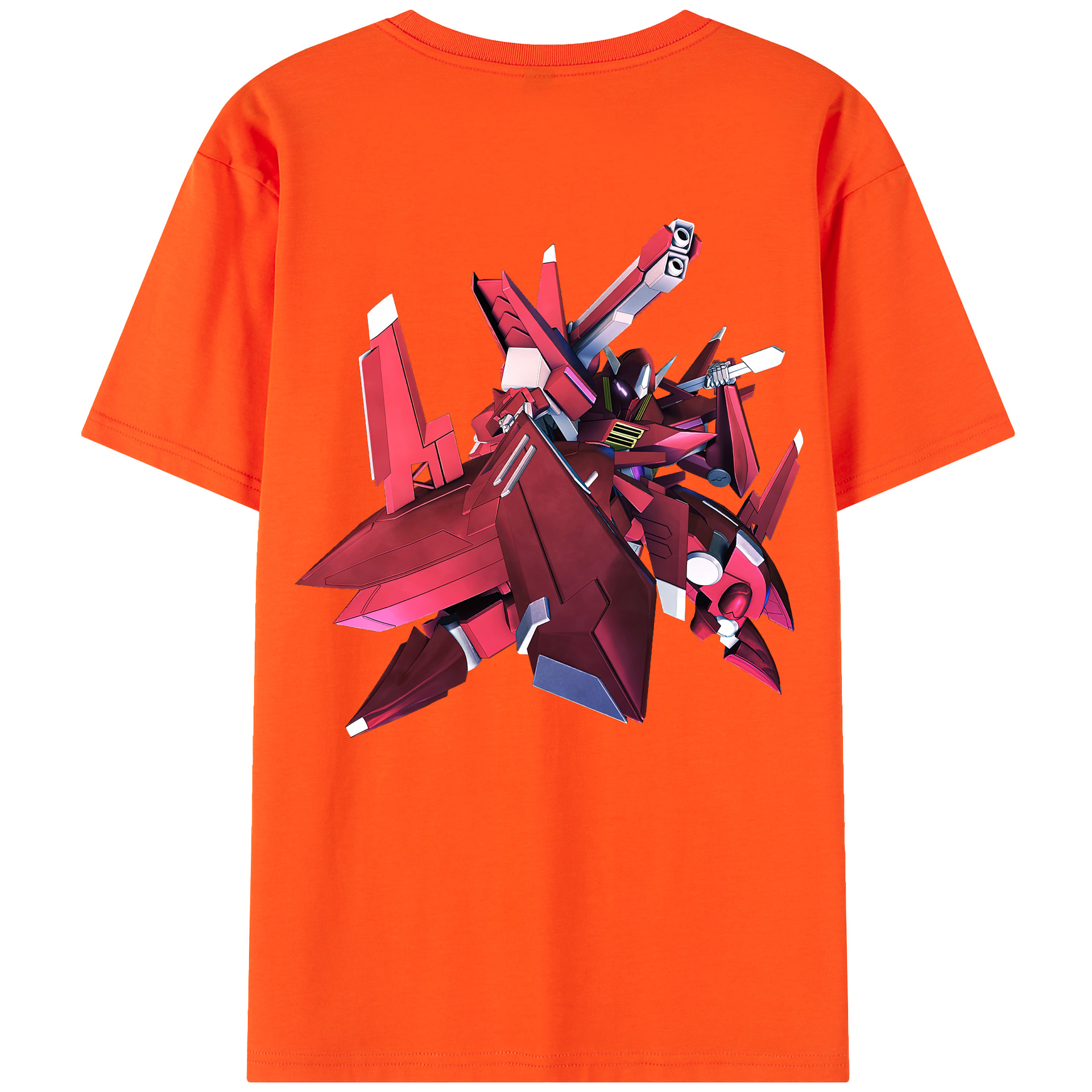 （画像用） 機動戦士ガンダム Mobile Suit Gundam 綿100％半袖Tシャツ（背面プリント）