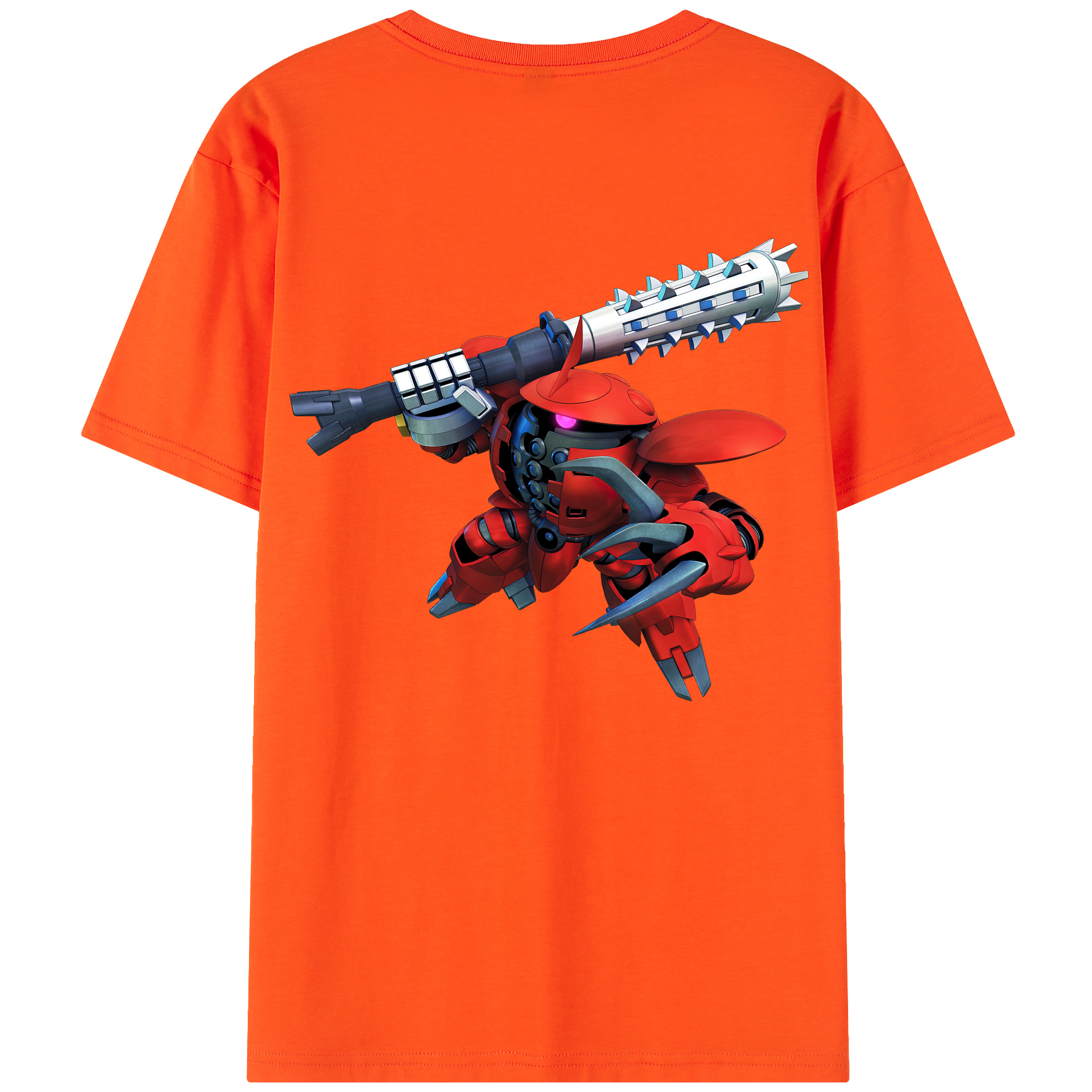（画像用） 機動戦士ガンダム Mobile Suit Gundam 綿100％半袖Tシャツ（背面プリント）