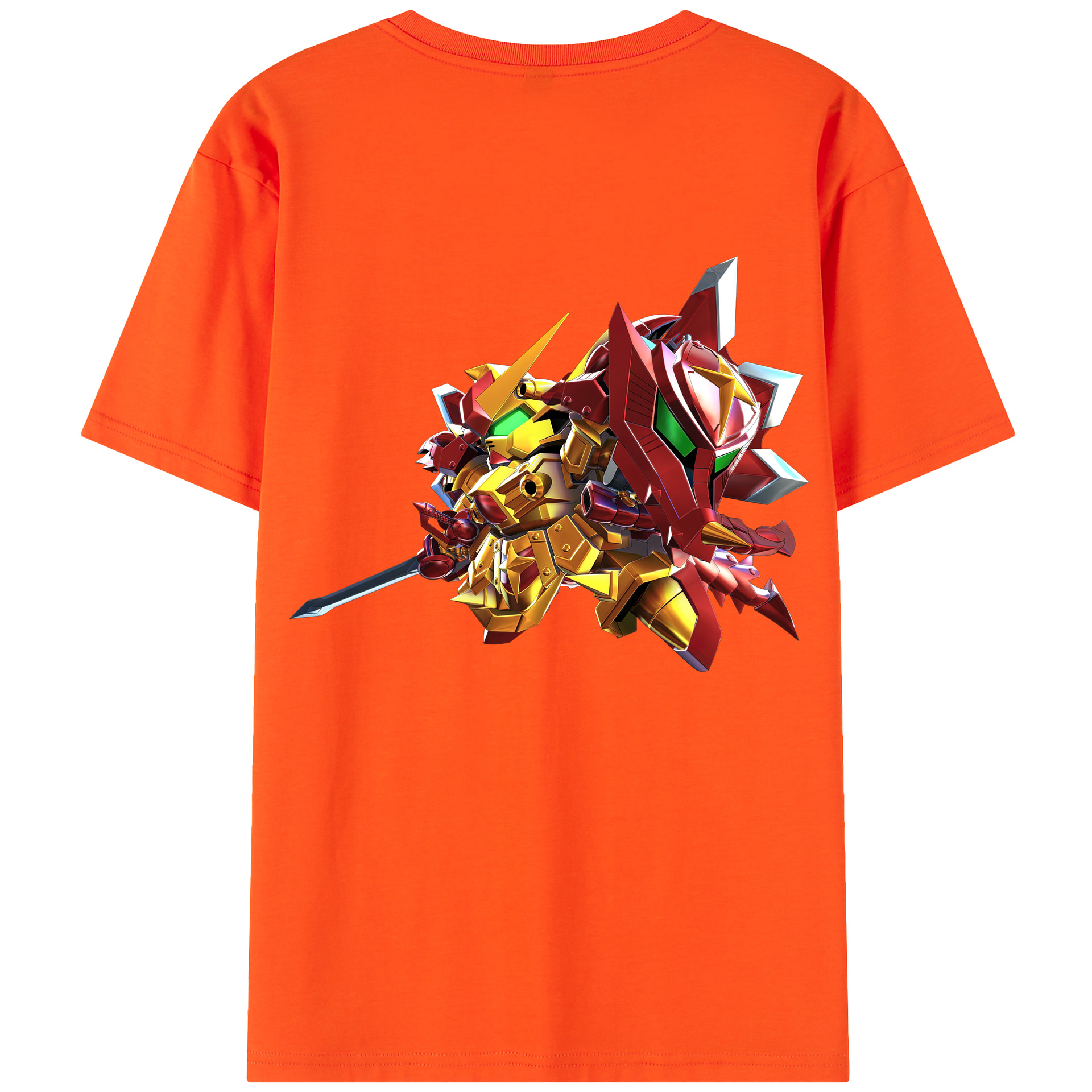 （画像用） 機動戦士ガンダム Mobile Suit Gundam 綿100％半袖Tシャツ（背面プリント）