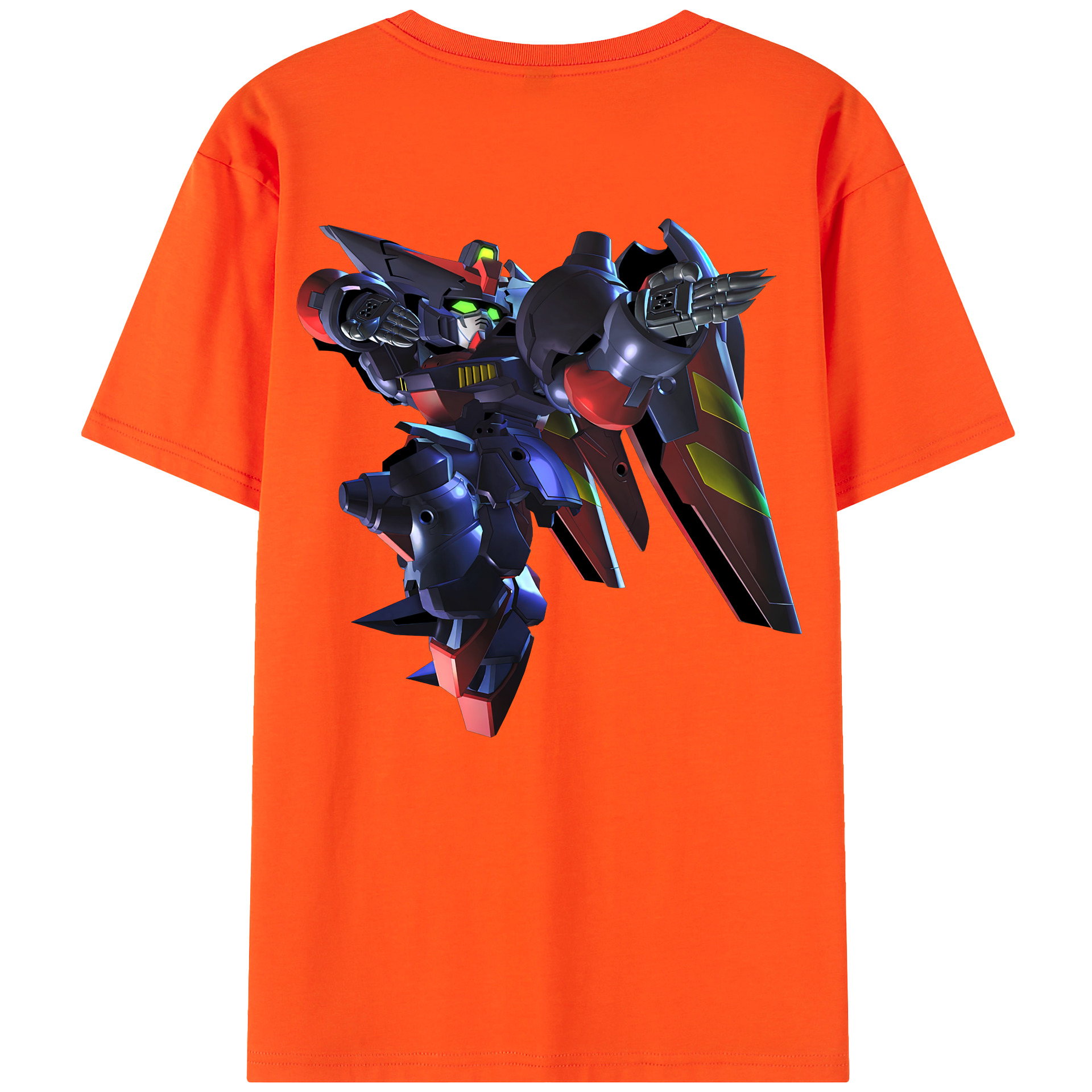 （画像用） 機動戦士ガンダム Mobile Suit Gundam 綿100％半袖Tシャツ（背面プリント）