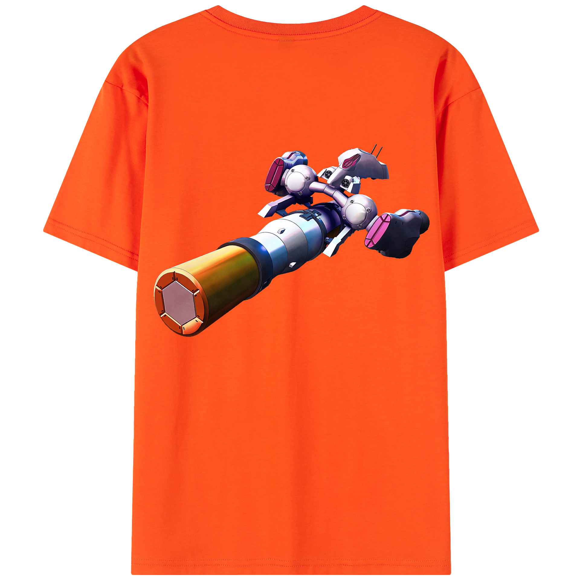（画像用） 機動戦士ガンダム Mobile Suit Gundam 綿100％半袖Tシャツ（背面プリント）