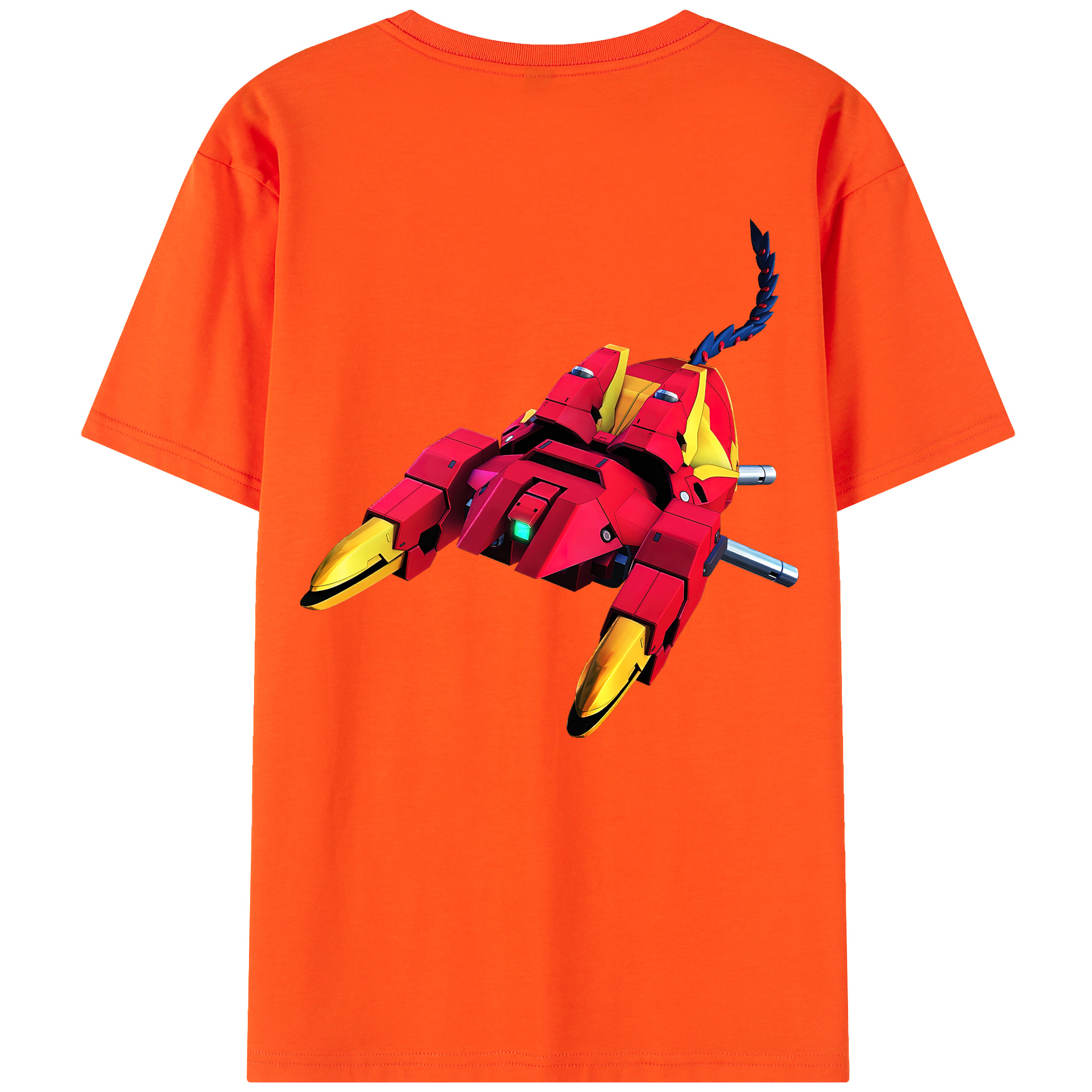 （画像用） 機動戦士ガンダム Mobile Suit Gundam 綿100％半袖Tシャツ（背面プリント）