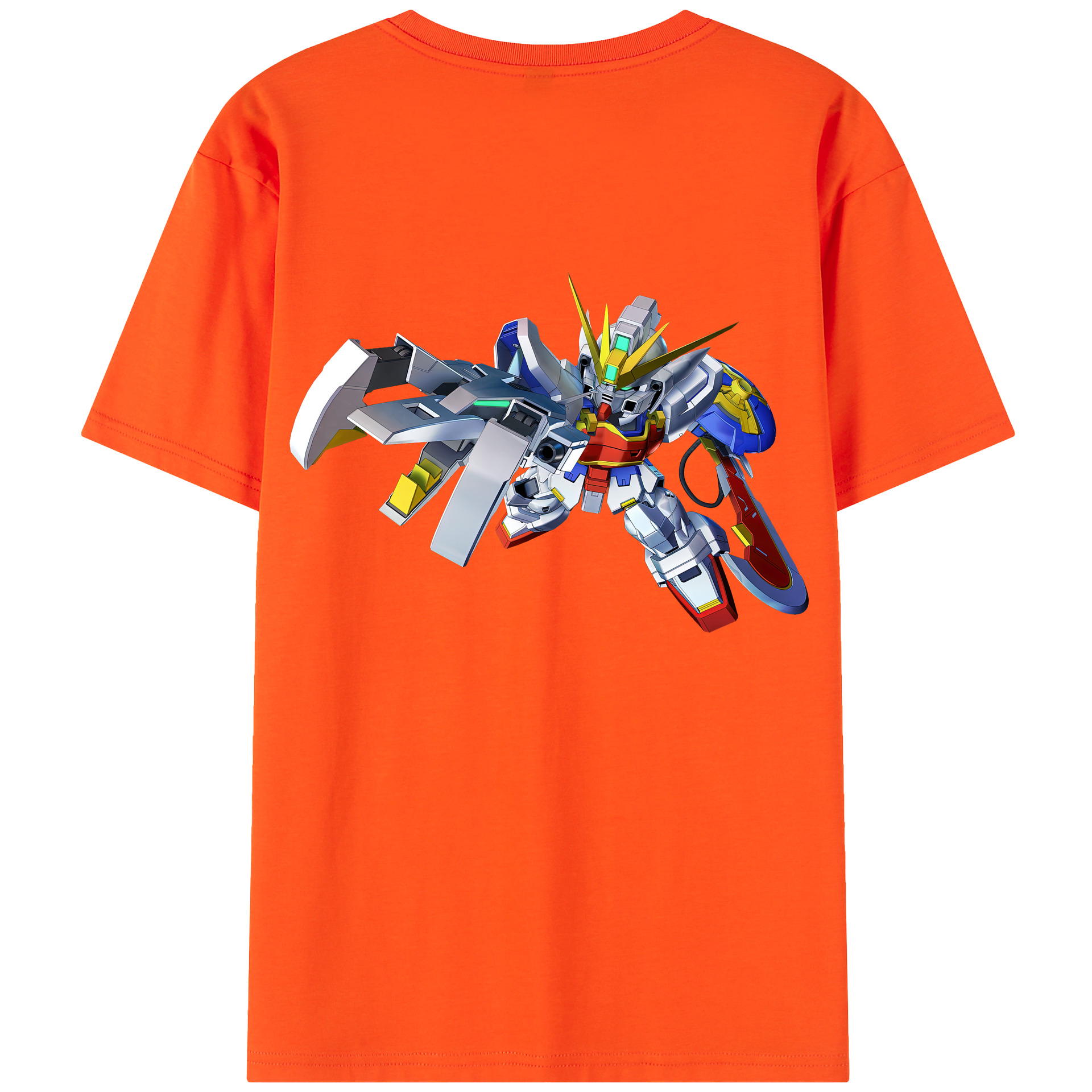 （画像用） 機動戦士ガンダム Mobile Suit Gundam 綿100％半袖Tシャツ（背面プリント）