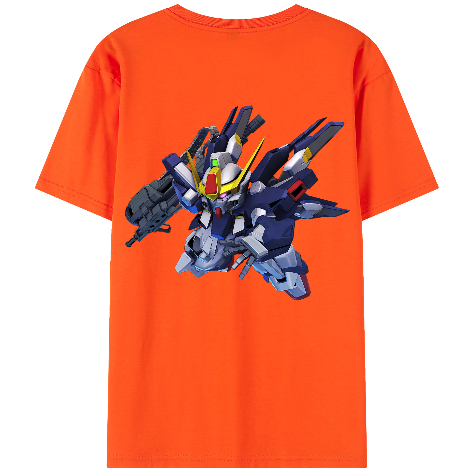 （画像用） 機動戦士ガンダム Mobile Suit Gundam 綿100％半袖Tシャツ（背面プリント）