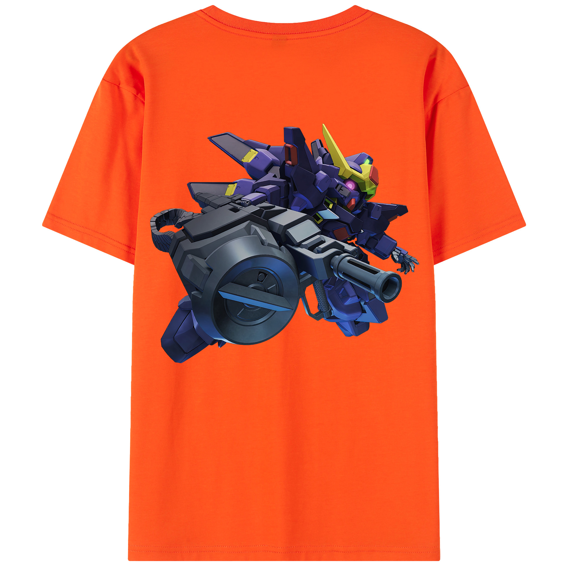 （画像用） 機動戦士ガンダム Mobile Suit Gundam 綿100％半袖Tシャツ（背面プリント）