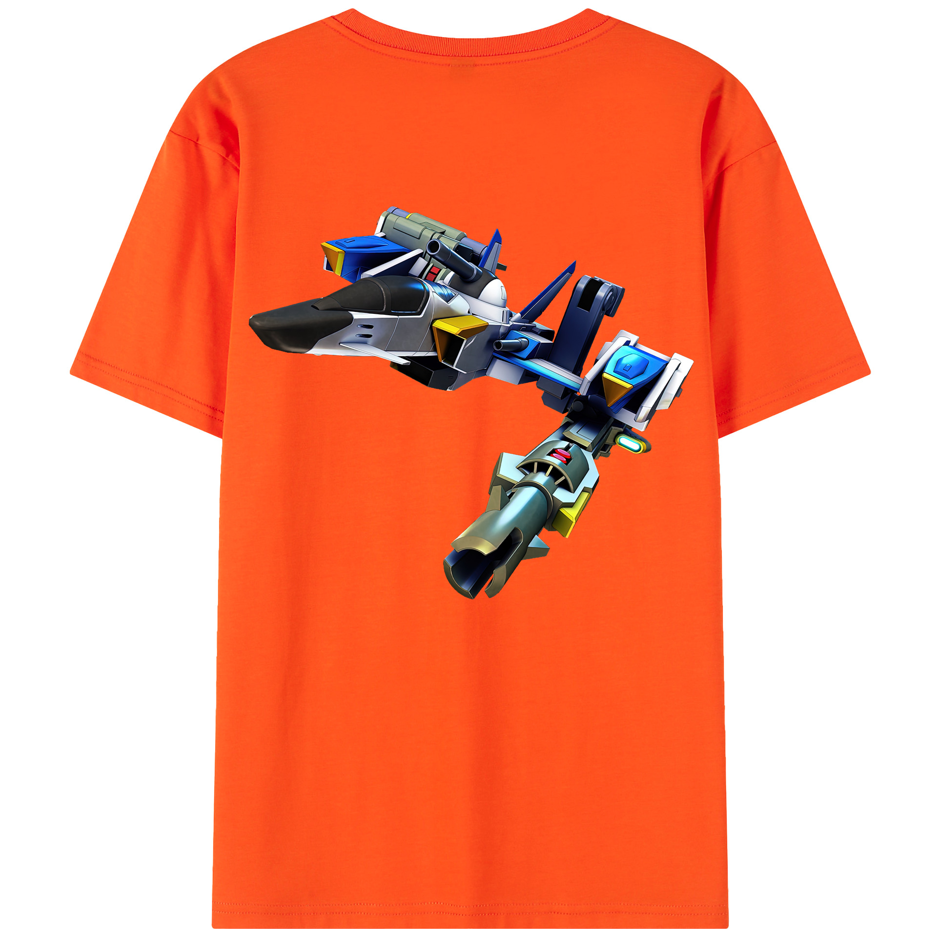 （画像用） 機動戦士ガンダム Mobile Suit Gundam 綿100％半袖Tシャツ（背面プリント）