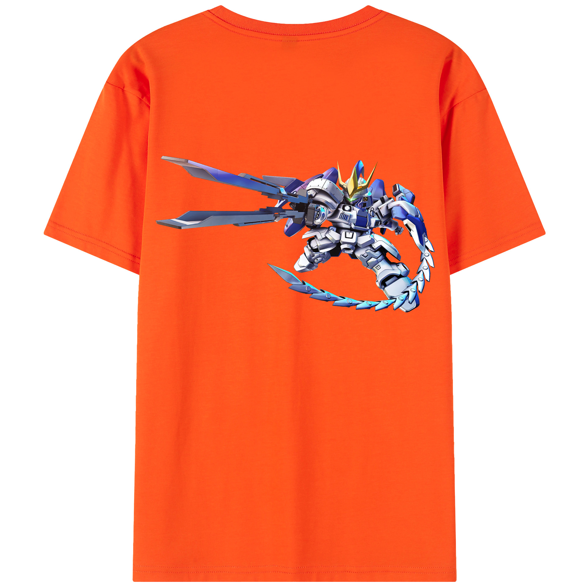 （画像用） 機動戦士ガンダム Mobile Suit Gundam 綿100％半袖Tシャツ（背面プリント）