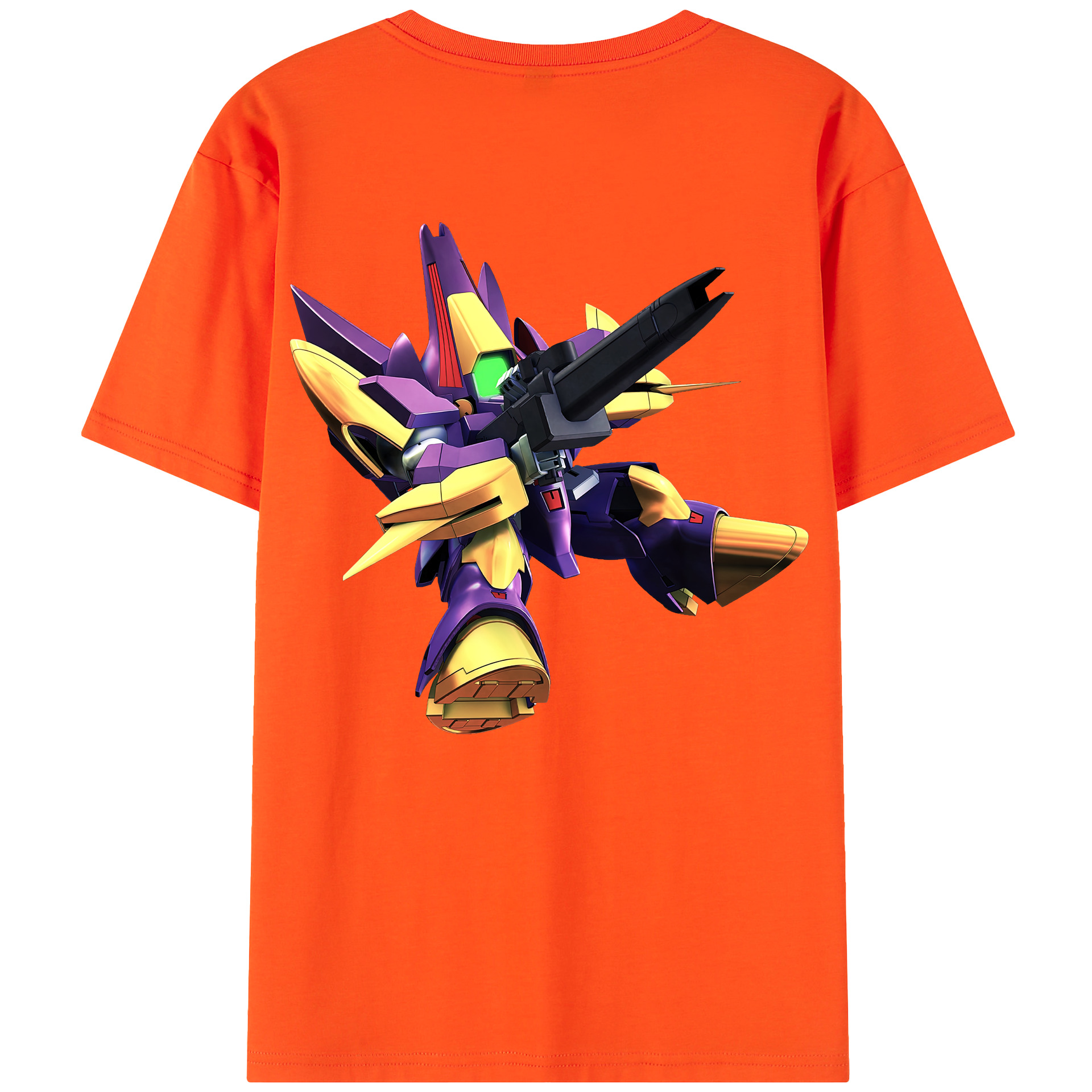 （画像用） 機動戦士ガンダム Mobile Suit Gundam 綿100％半袖Tシャツ（背面プリント）