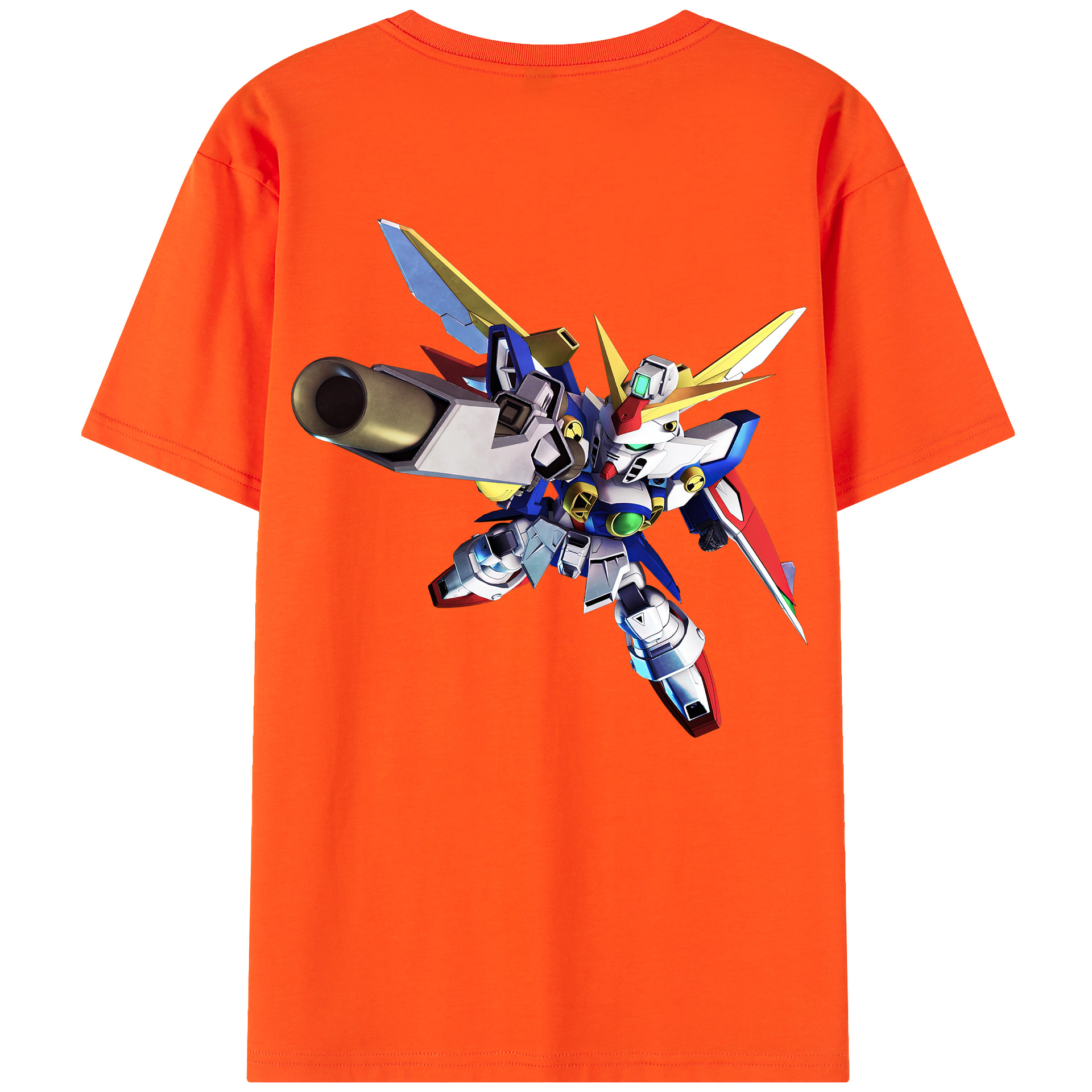 （画像用） 機動戦士ガンダム Mobile Suit Gundam 綿100％半袖Tシャツ（背面プリント）