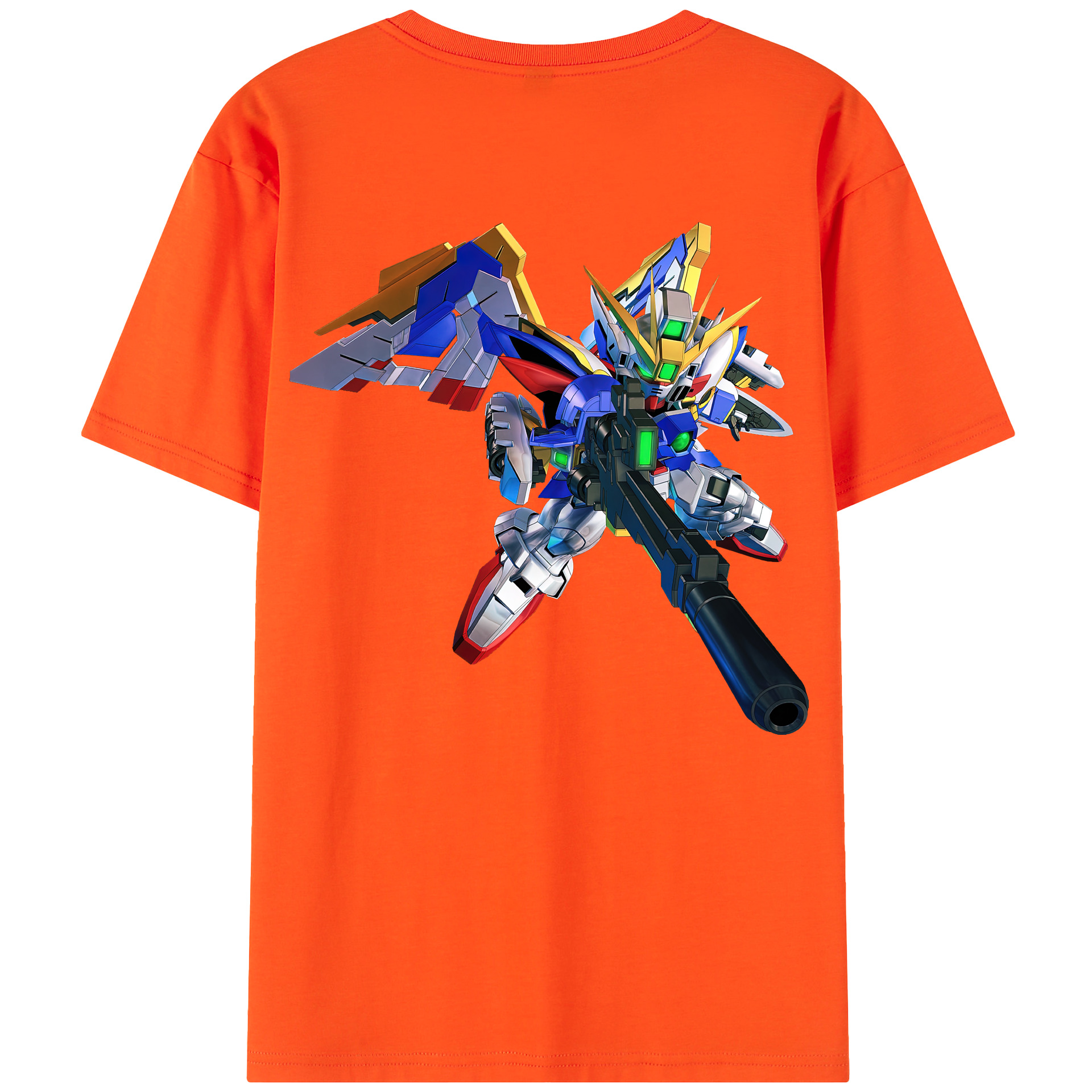 （画像用） 機動戦士ガンダム Mobile Suit Gundam 綿100％半袖Tシャツ（背面プリント）