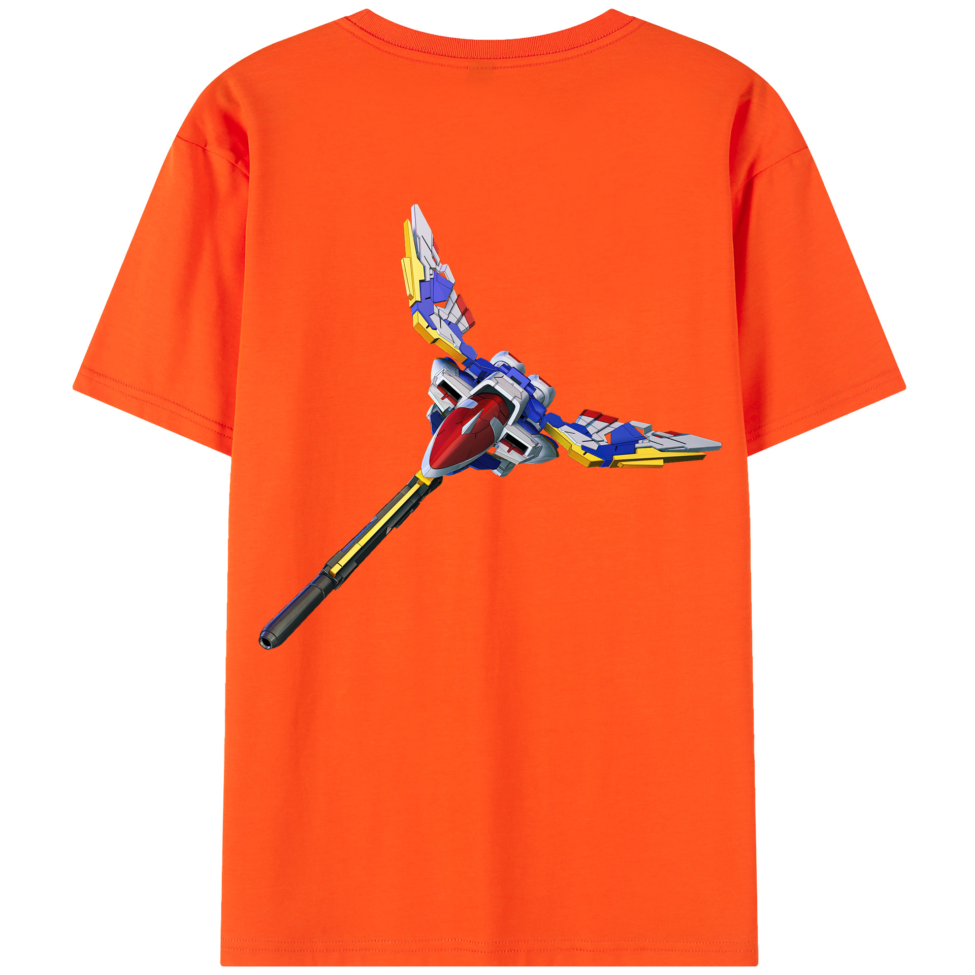 （画像用） 機動戦士ガンダム Mobile Suit Gundam 綿100％半袖Tシャツ（背面プリント）