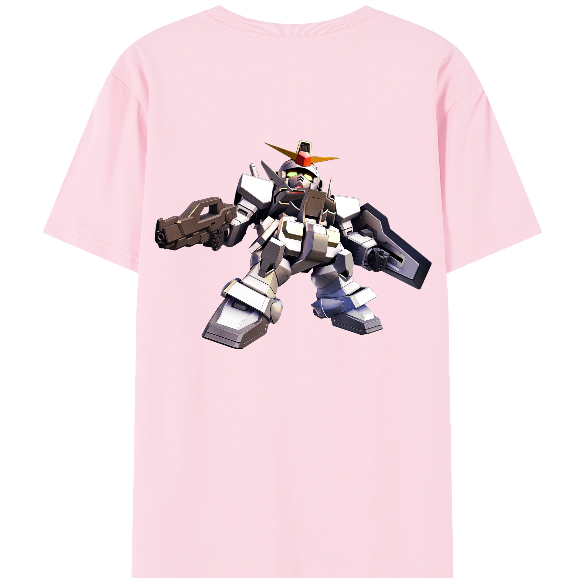 （画像用） 機動戦士ガンダム Mobile Suit Gundam 綿100％半袖Tシャツ（背面プリント）