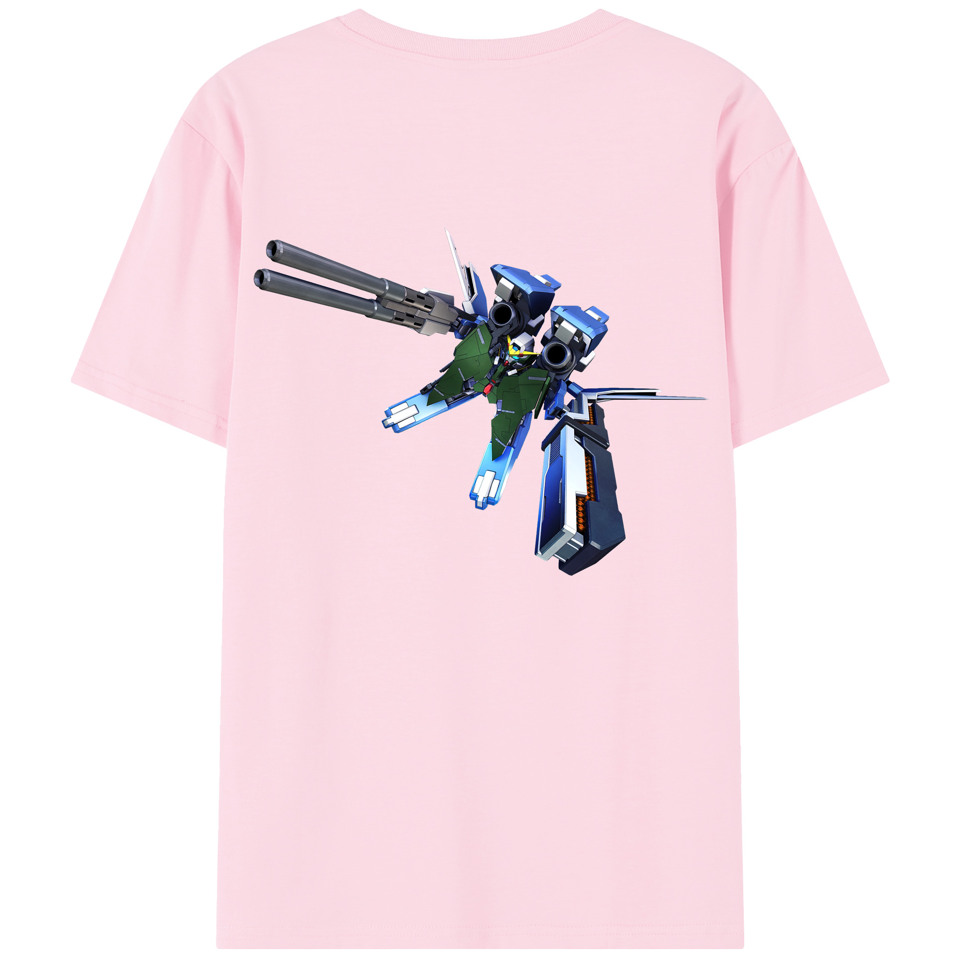 （画像用） 機動戦士ガンダム Mobile Suit Gundam 綿100％半袖Tシャツ（背面プリント）