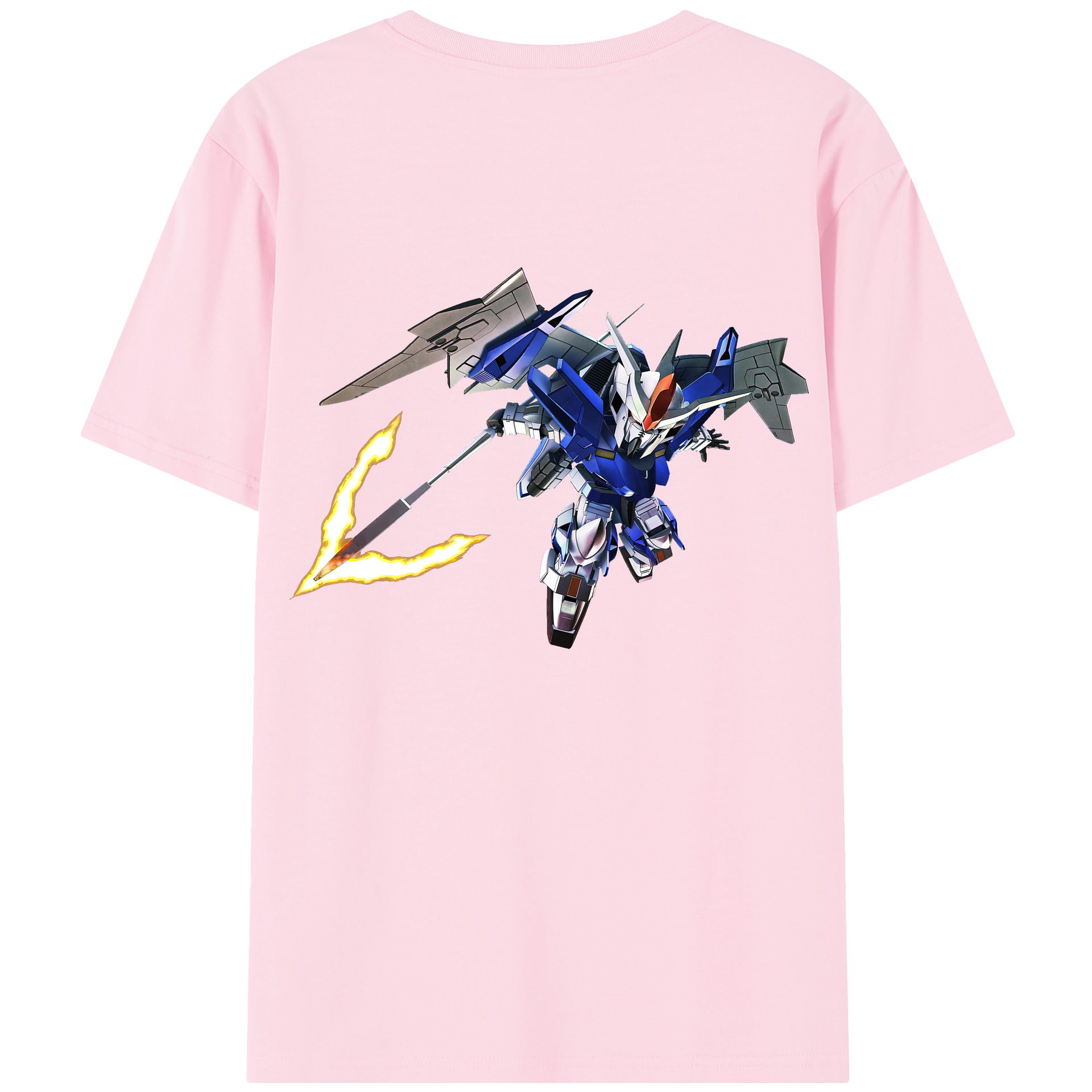 （画像用） 機動戦士ガンダム Mobile Suit Gundam 綿100％半袖Tシャツ（背面プリント）