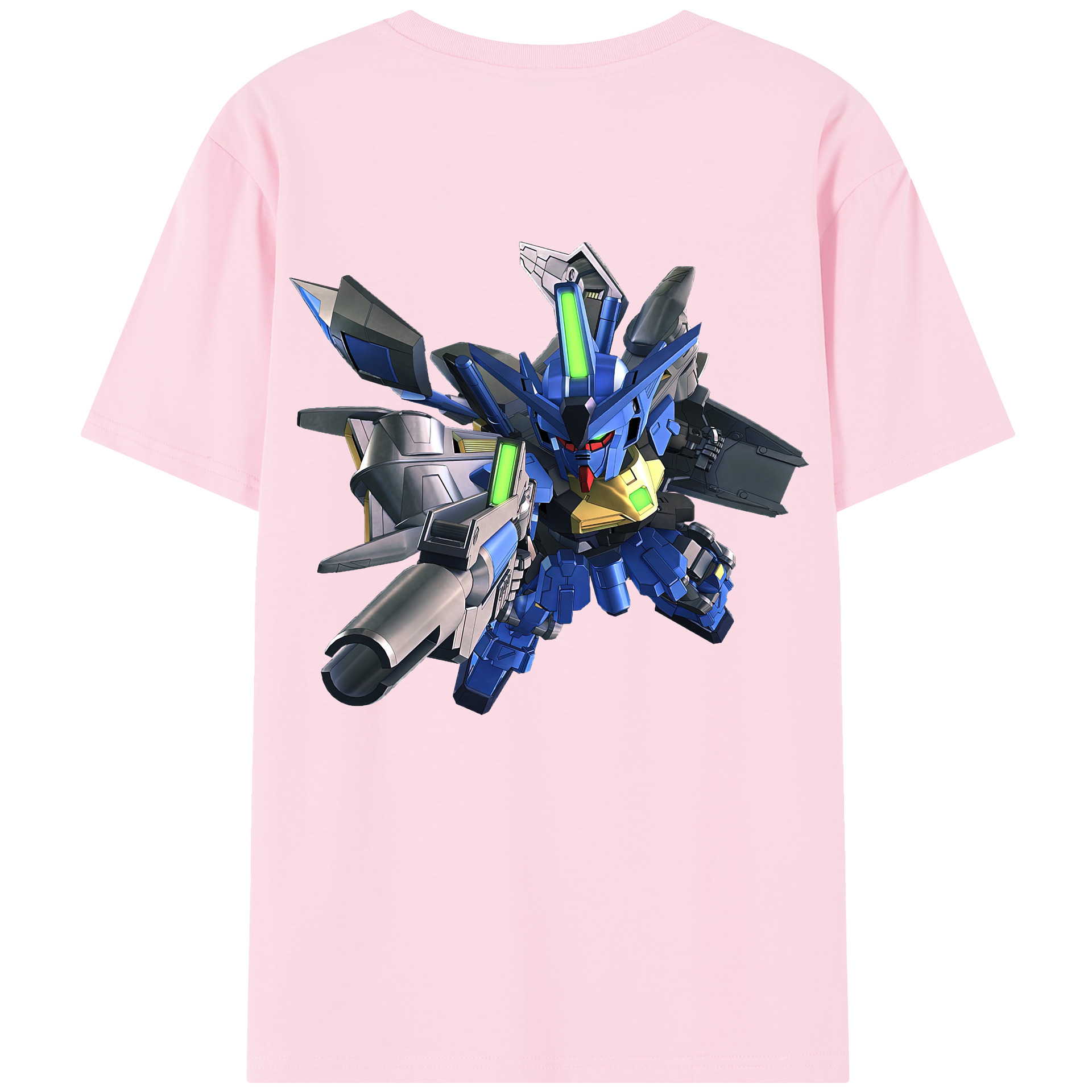 （画像用） 機動戦士ガンダム Mobile Suit Gundam 綿100％半袖Tシャツ（背面プリント）